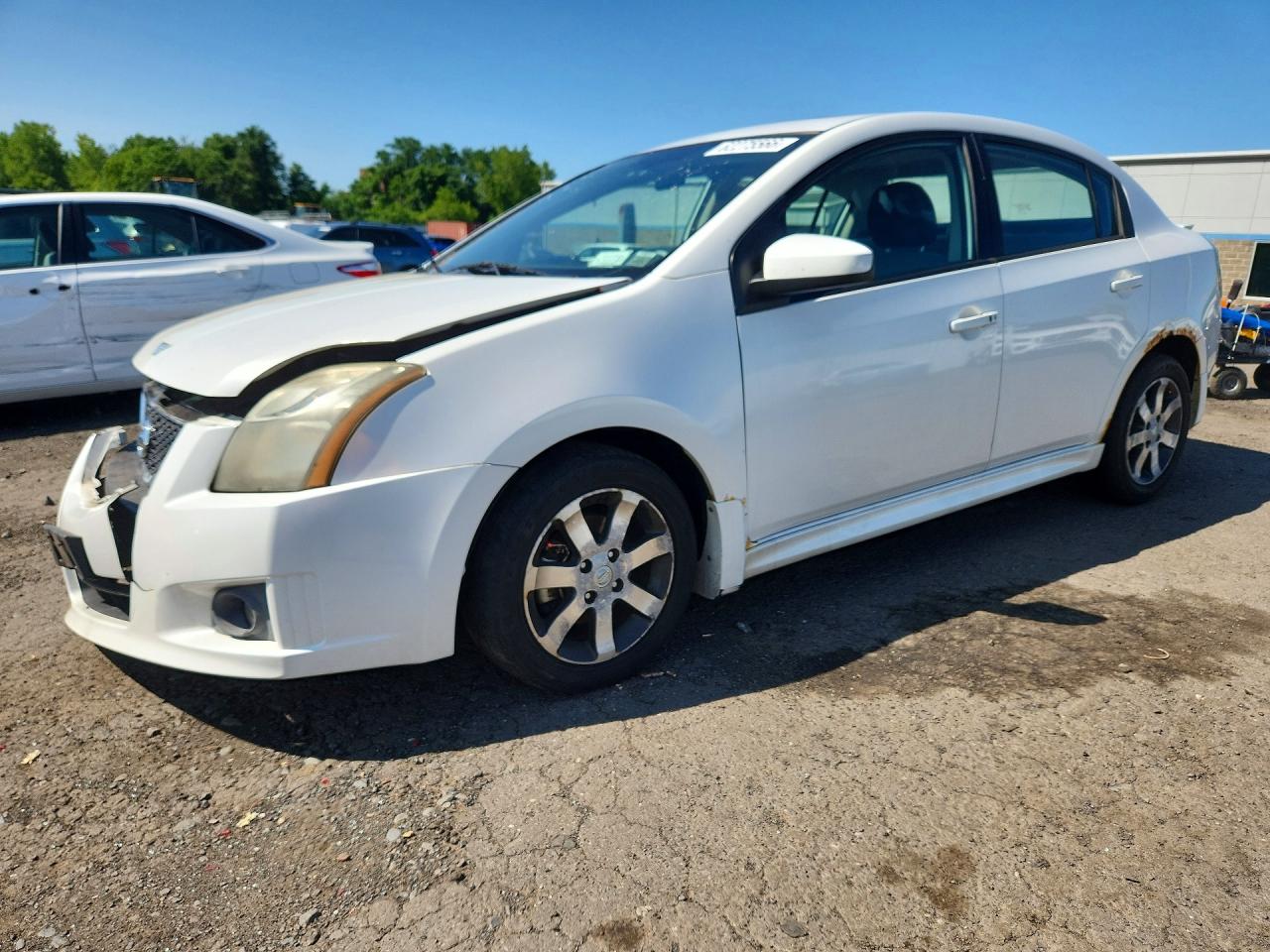 2012 Nissan Sentra 2.0 White vin: 3N1AB6AP1CL757156
