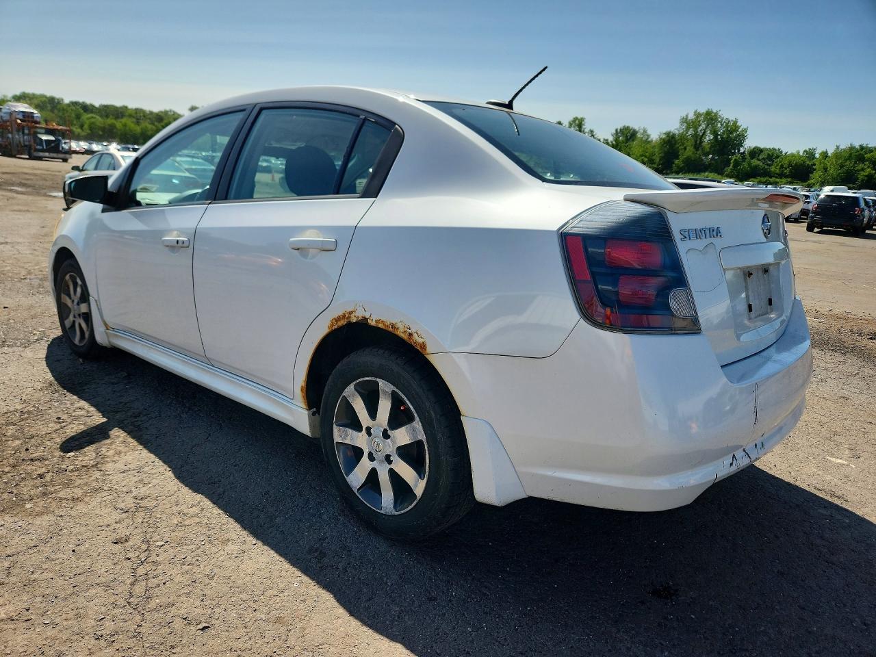 2012 Nissan Sentra 2.0 White vin: 3N1AB6AP1CL757156