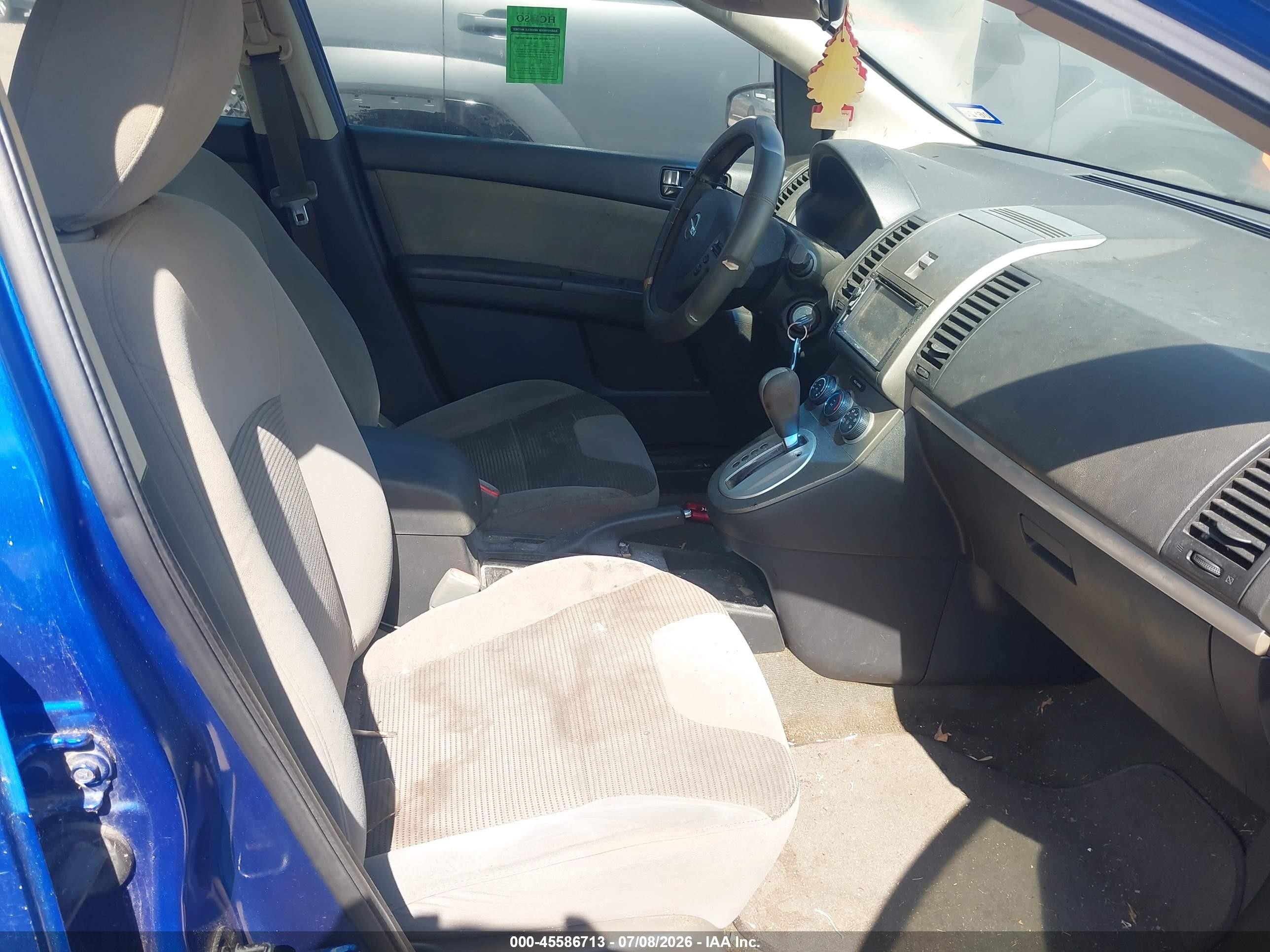 2012 Nissan Sentra 2.0 Sr Blue vin: 3N1AB6AP1CL760042