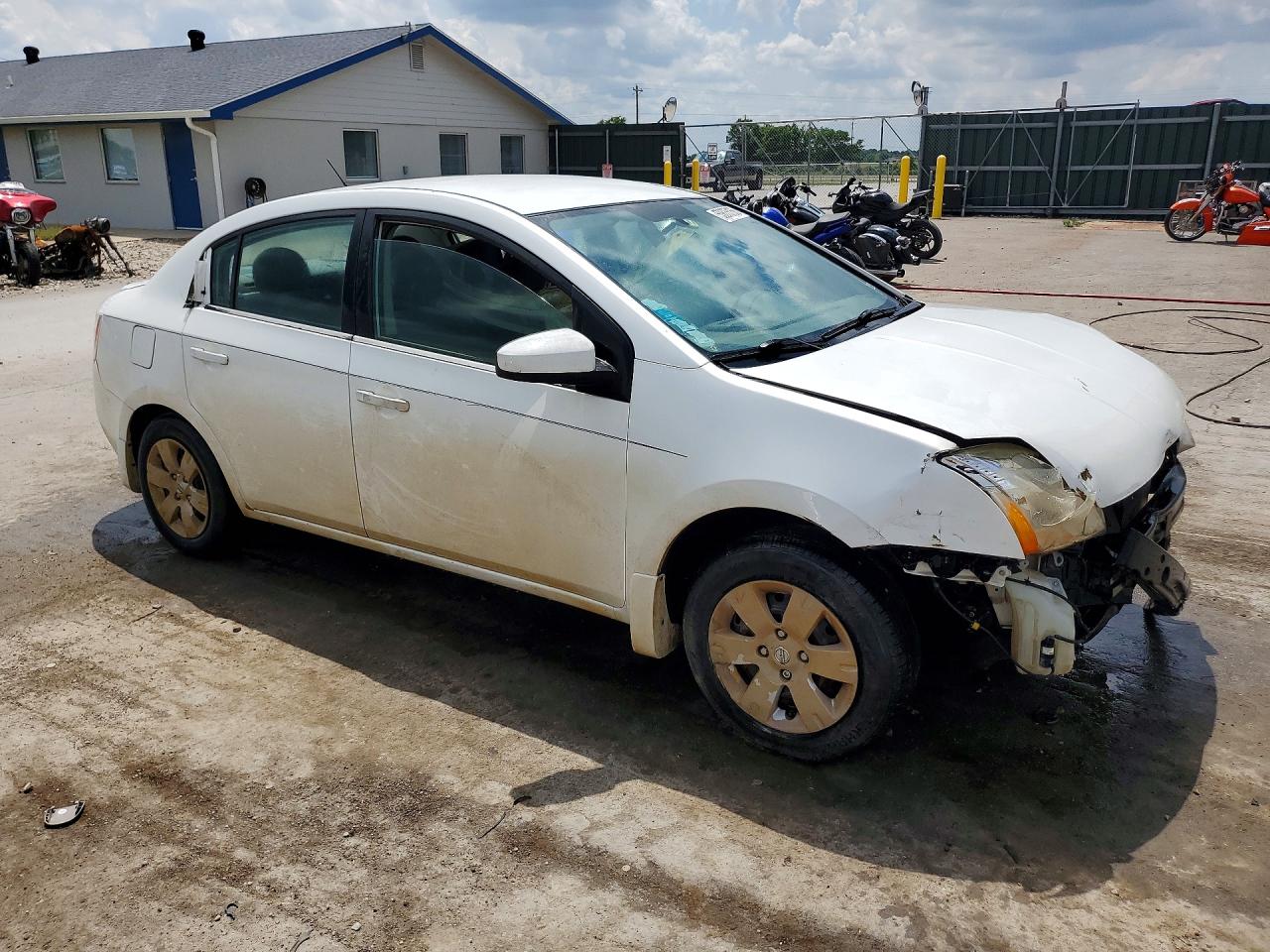 2010 Nissan Sentra 2.0 White vin: 3N1AB6AP2AL623222