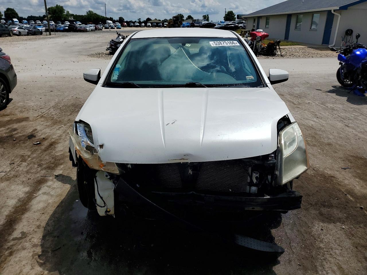 2010 Nissan Sentra 2.0 White vin: 3N1AB6AP2AL623222