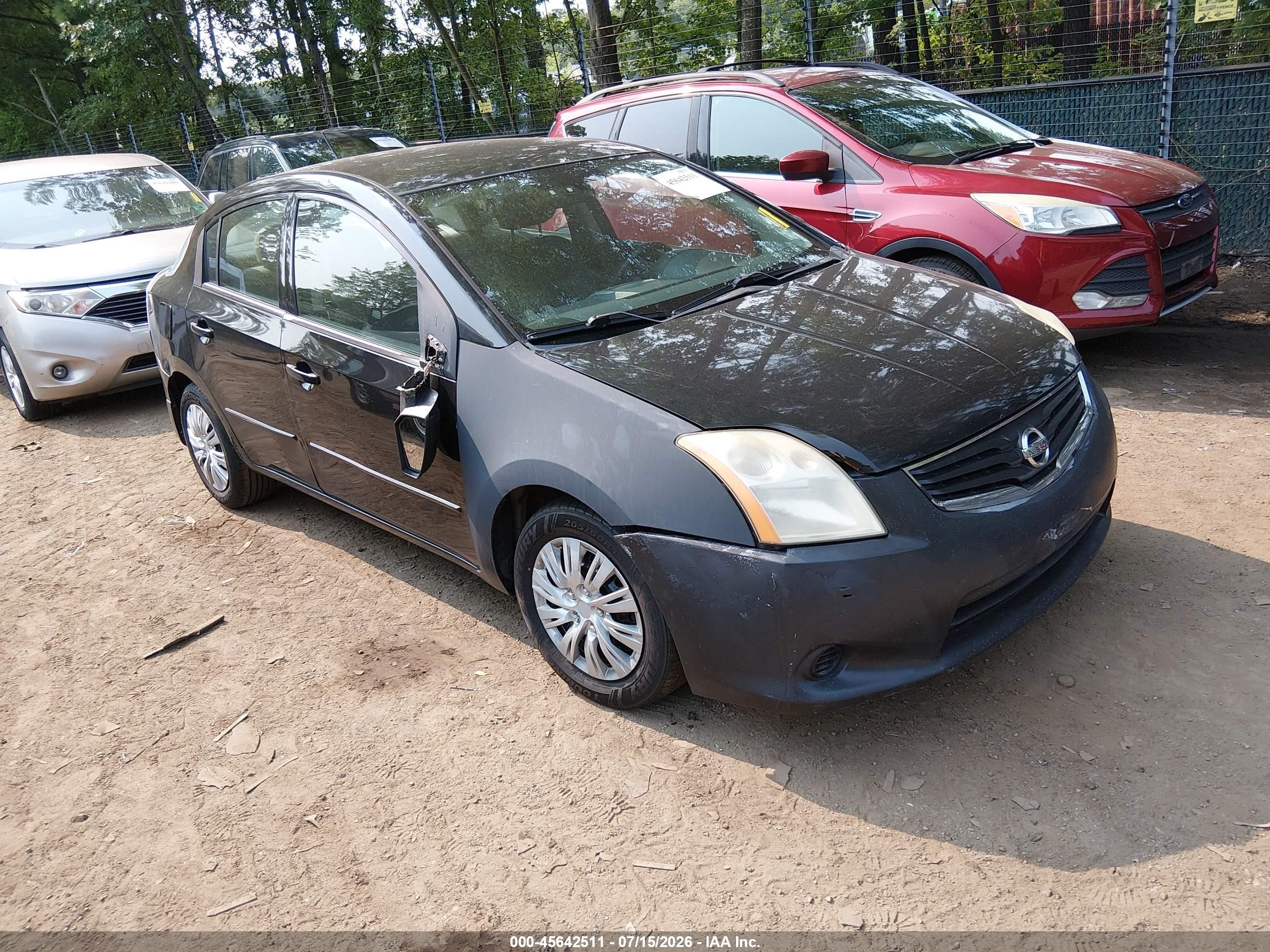 2010 Nissan Sentra 2.0 Black vin: 3N1AB6AP2AL630154