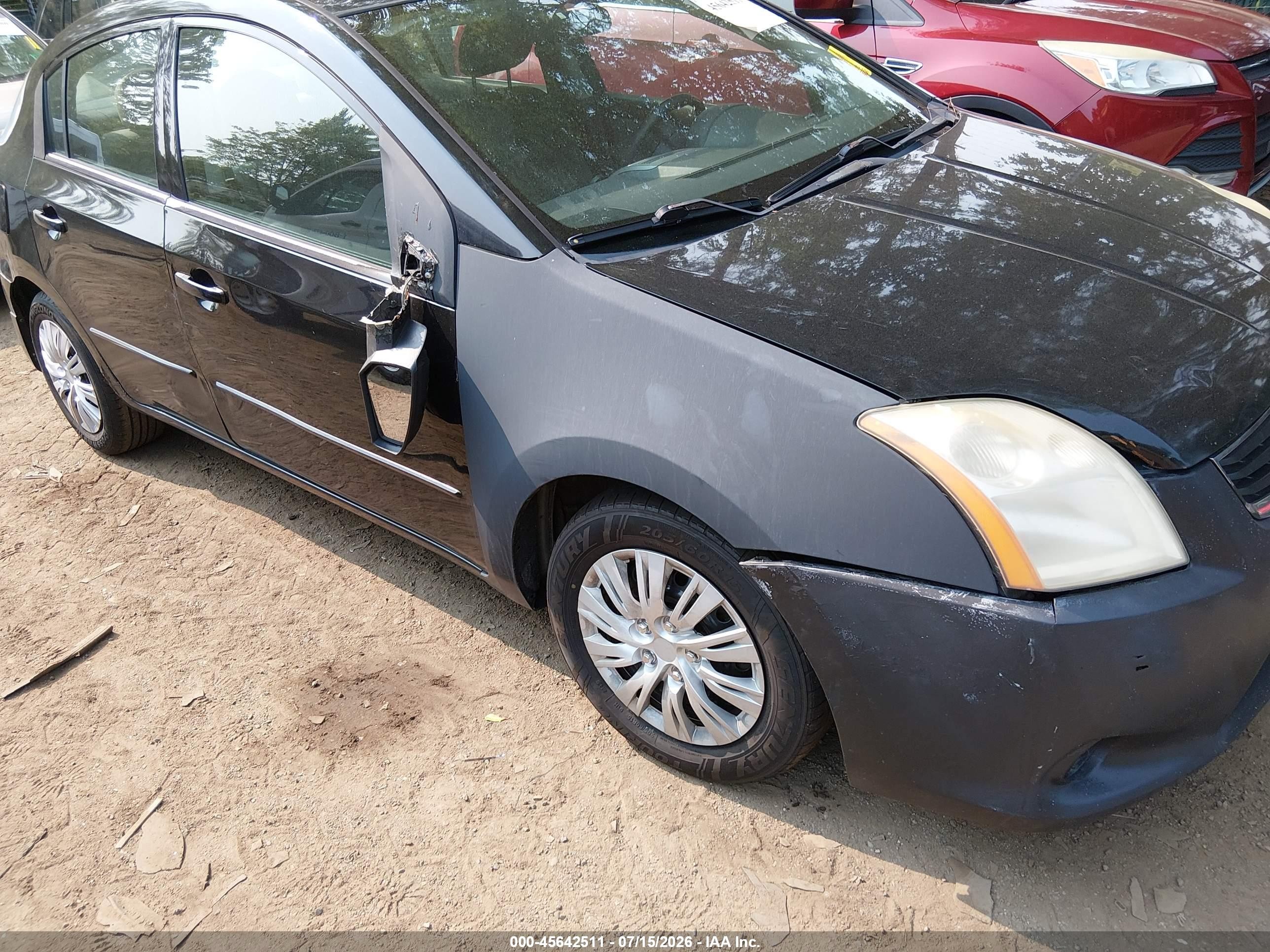 2010 Nissan Sentra 2.0 Black vin: 3N1AB6AP2AL630154