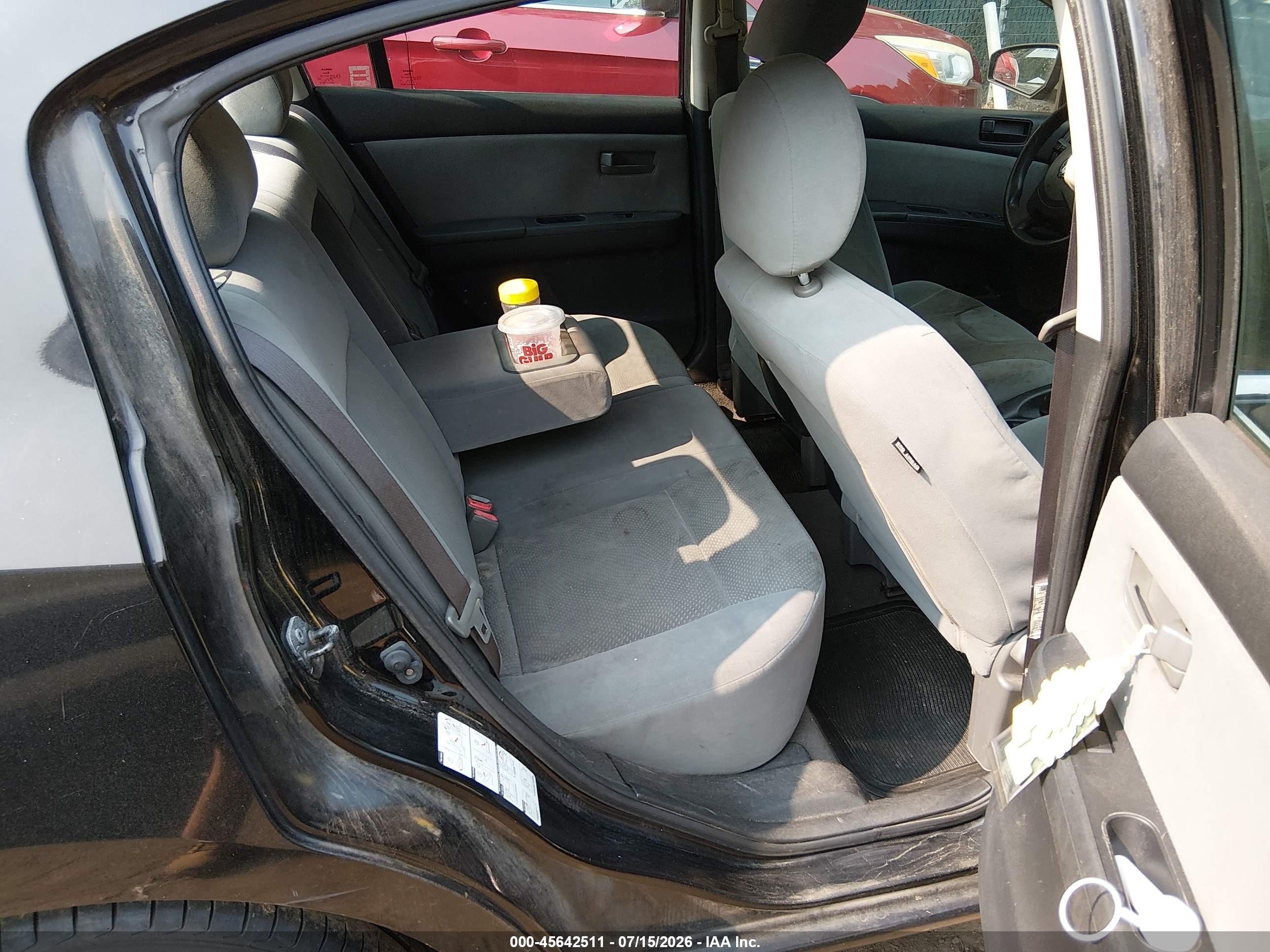 2010 Nissan Sentra 2.0 Black vin: 3N1AB6AP2AL630154