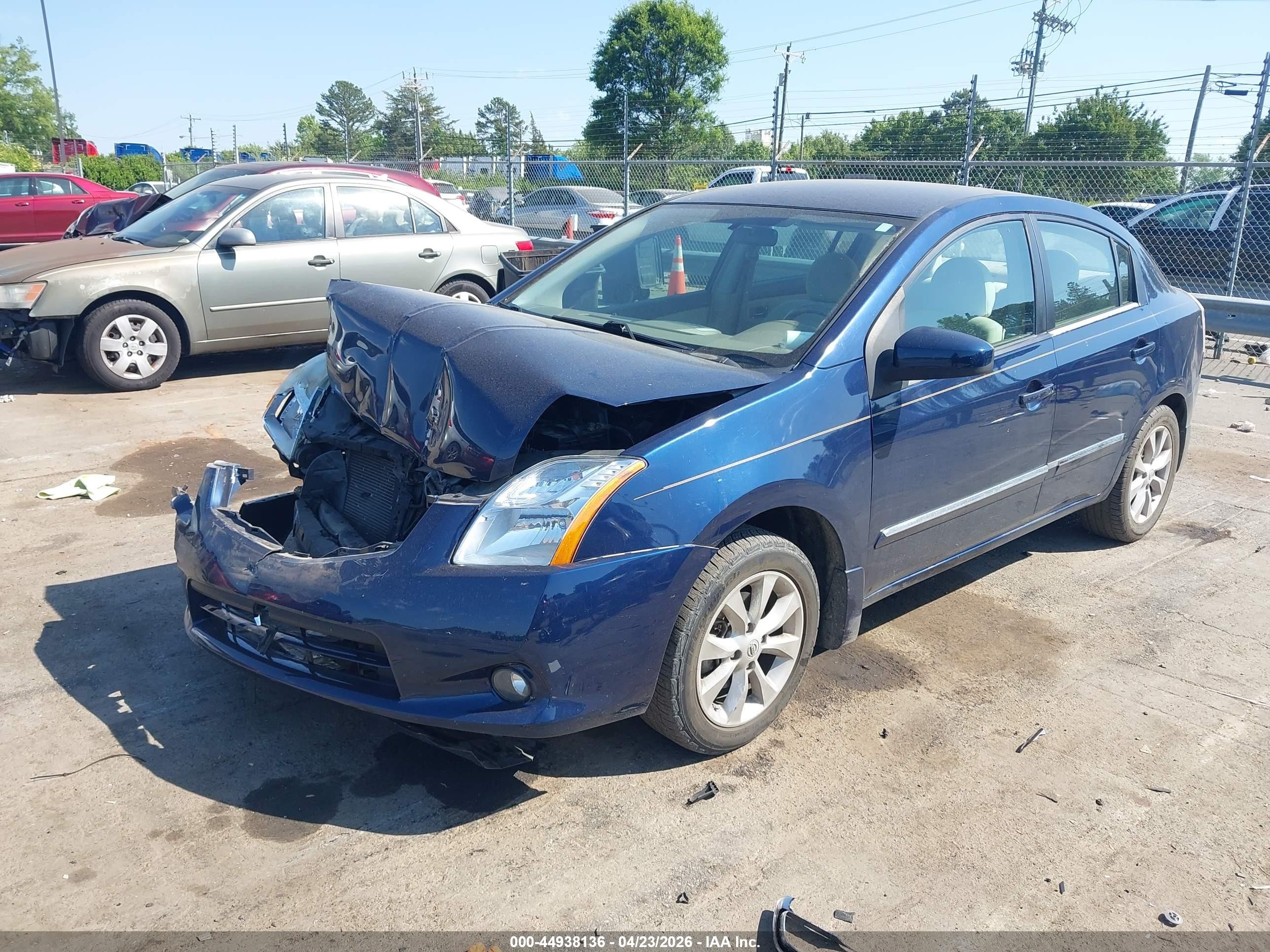 2010 Nissan Sentra 2.0sl Blue vin: 3N1AB6AP2AL632261