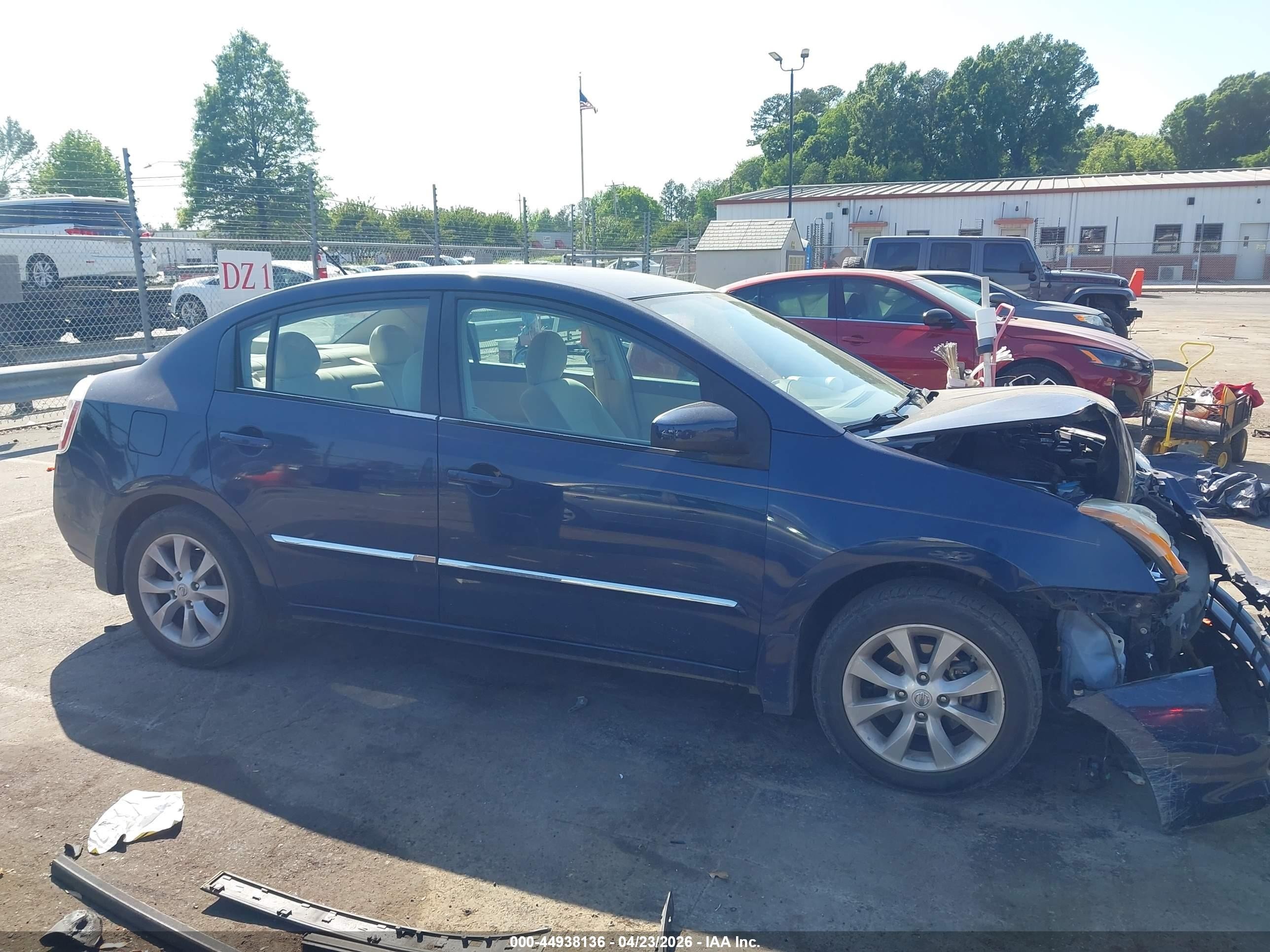 2010 Nissan Sentra 2.0sl Blue vin: 3N1AB6AP2AL632261