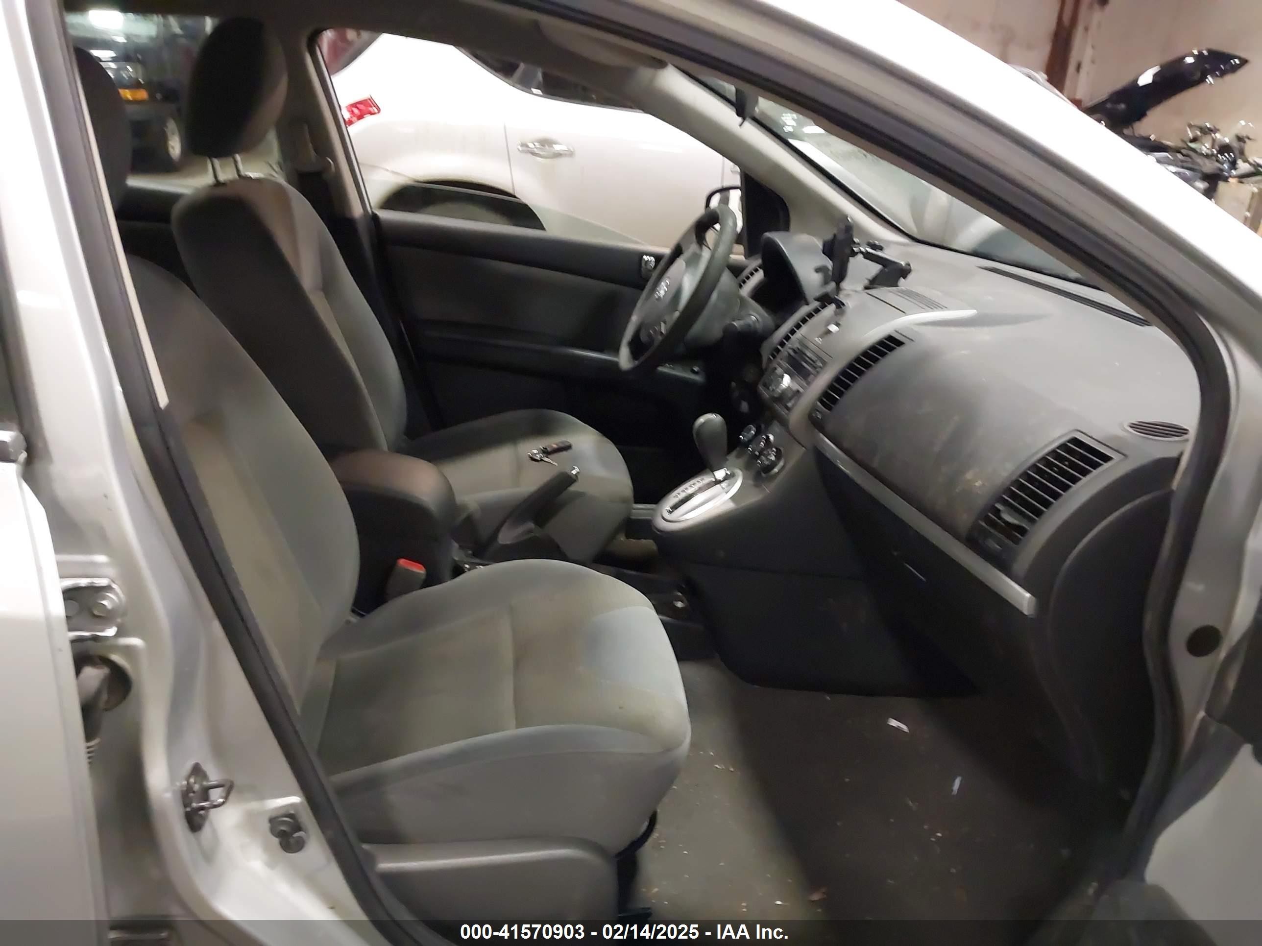 2010 Nissan Sentra 2.0s Silver vin: 3N1AB6AP2AL649013