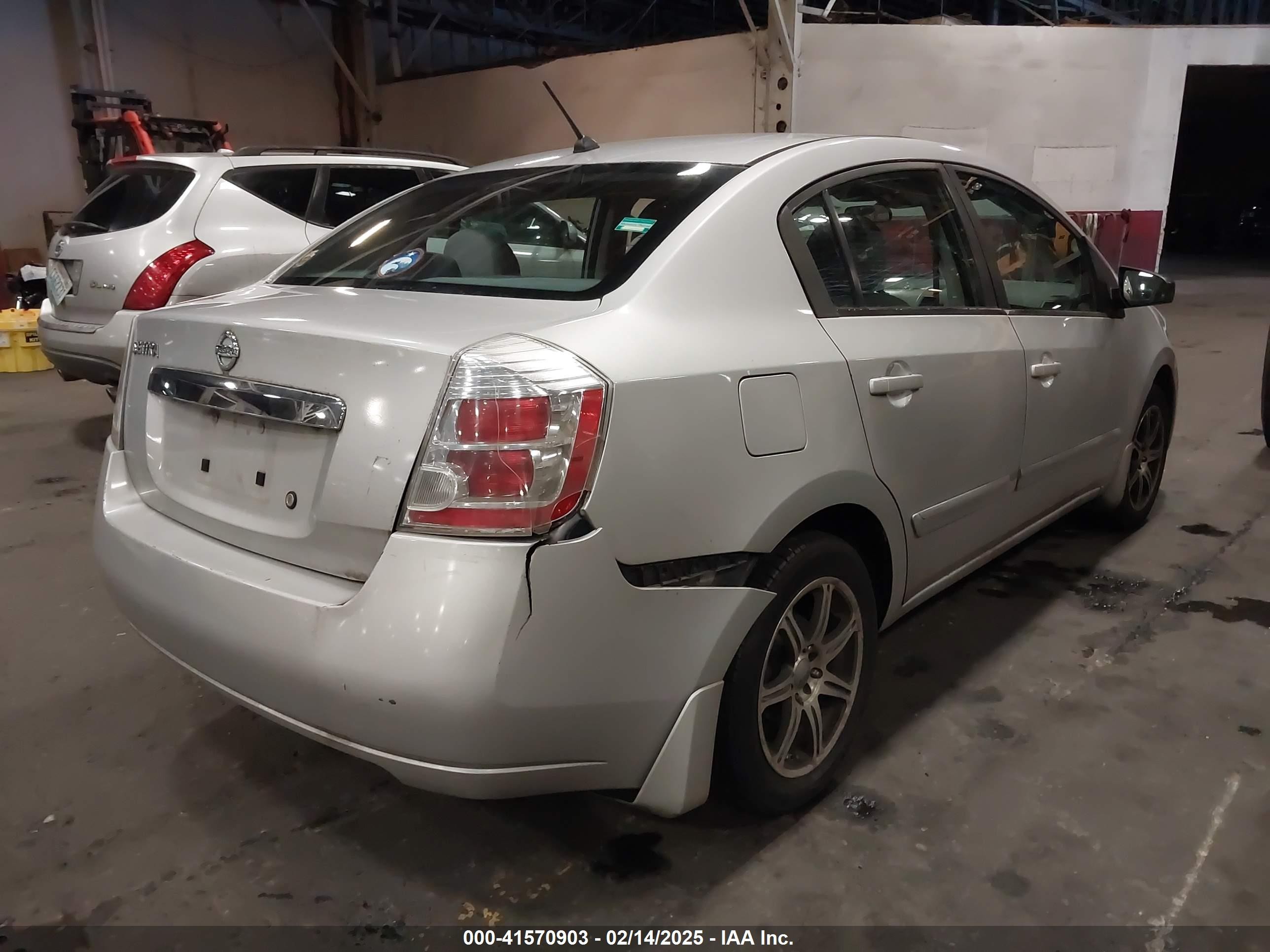 2010 Nissan Sentra 2.0s Silver vin: 3N1AB6AP2AL649013