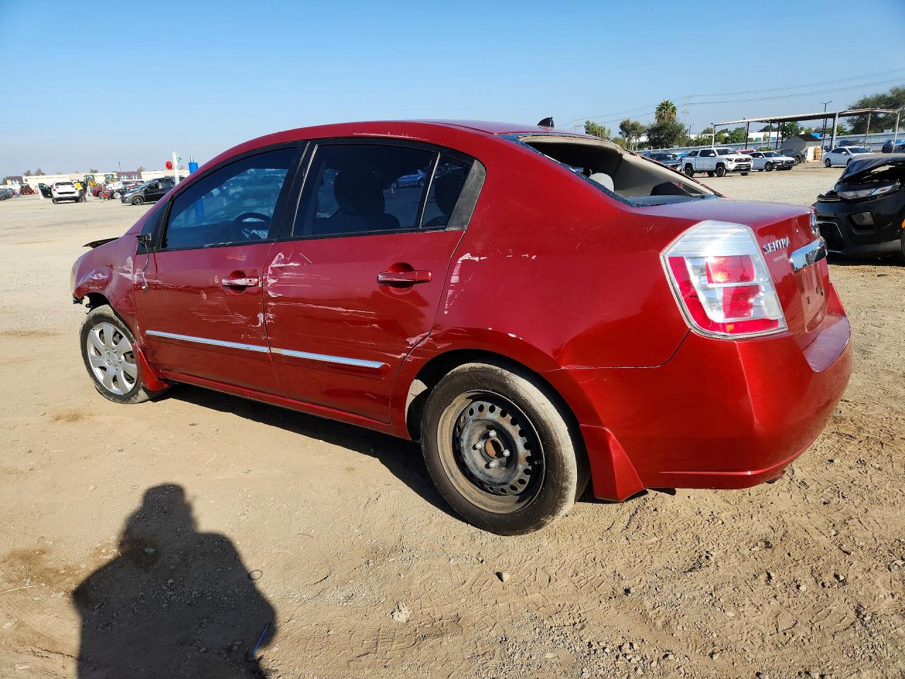 2010 Nissan Sentra 2.0 Red vin: 3N1AB6AP2AL659184