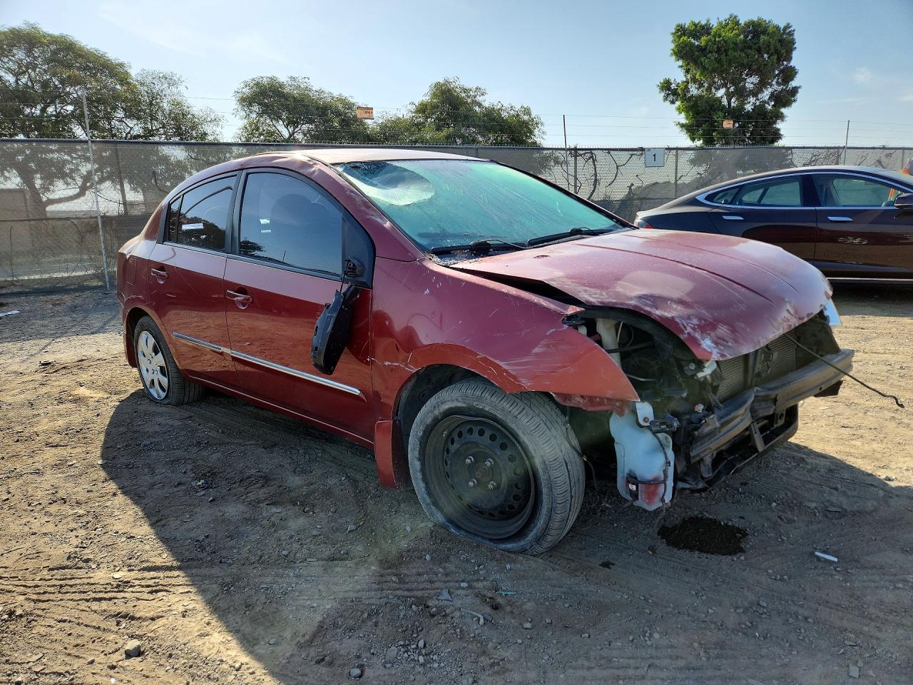 2010 Nissan Sentra 2.0 Red vin: 3N1AB6AP2AL659184