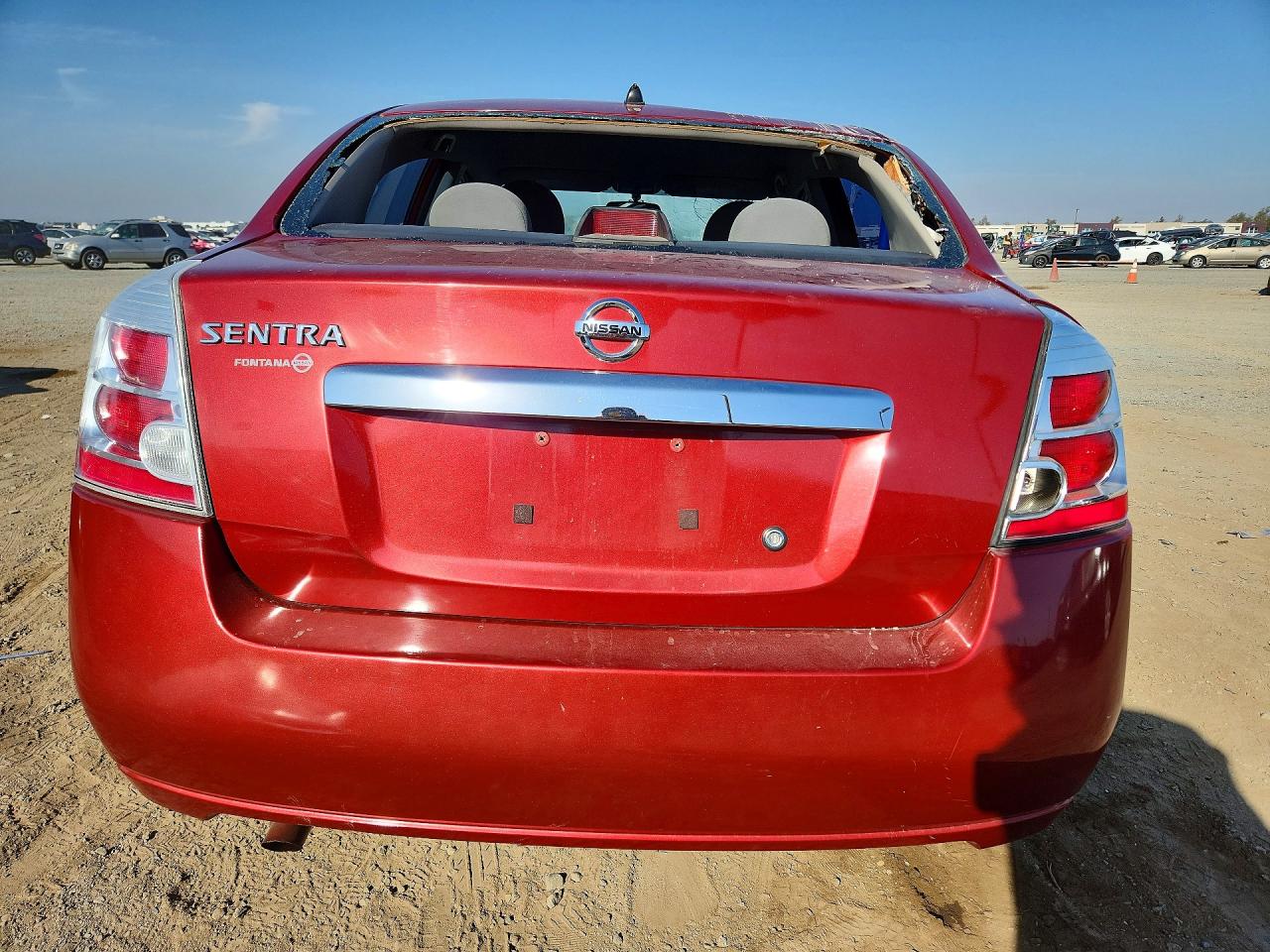 2010 Nissan Sentra 2.0 Red vin: 3N1AB6AP2AL659184