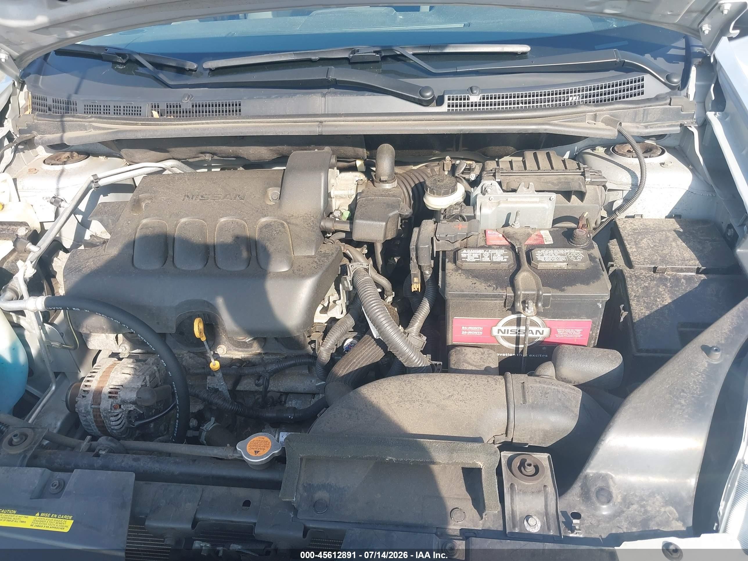 2010 Nissan Sentra 2.0s Silver vin: 3N1AB6AP2AL680259
