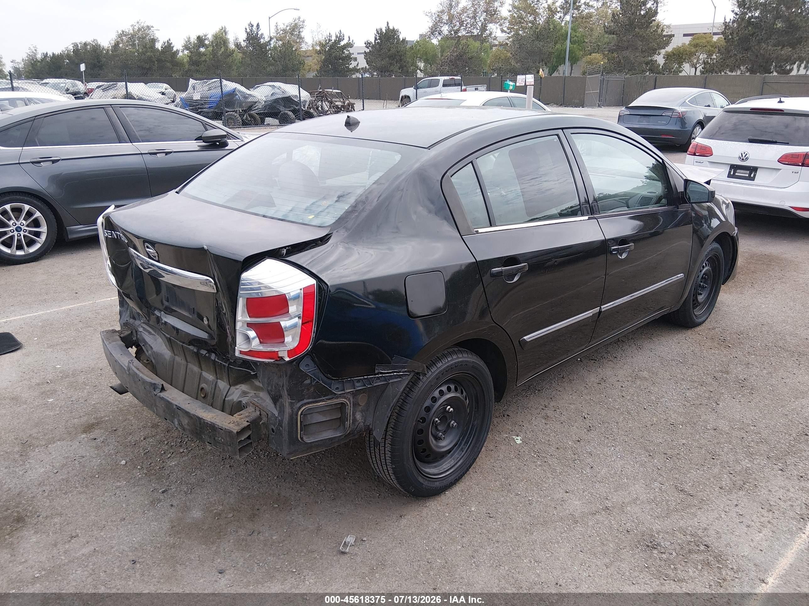 2010 Nissan Sentra 2.0s Black vin: 3N1AB6AP2AL682528