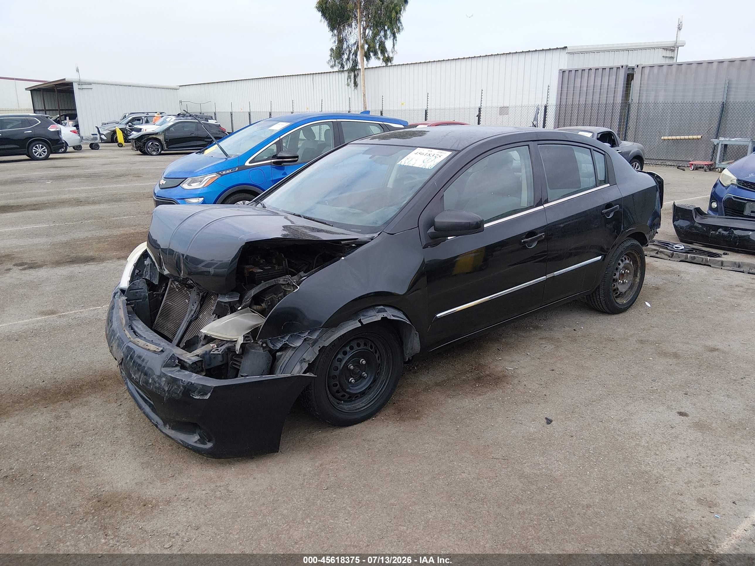 2010 Nissan Sentra 2.0s Black vin: 3N1AB6AP2AL682528