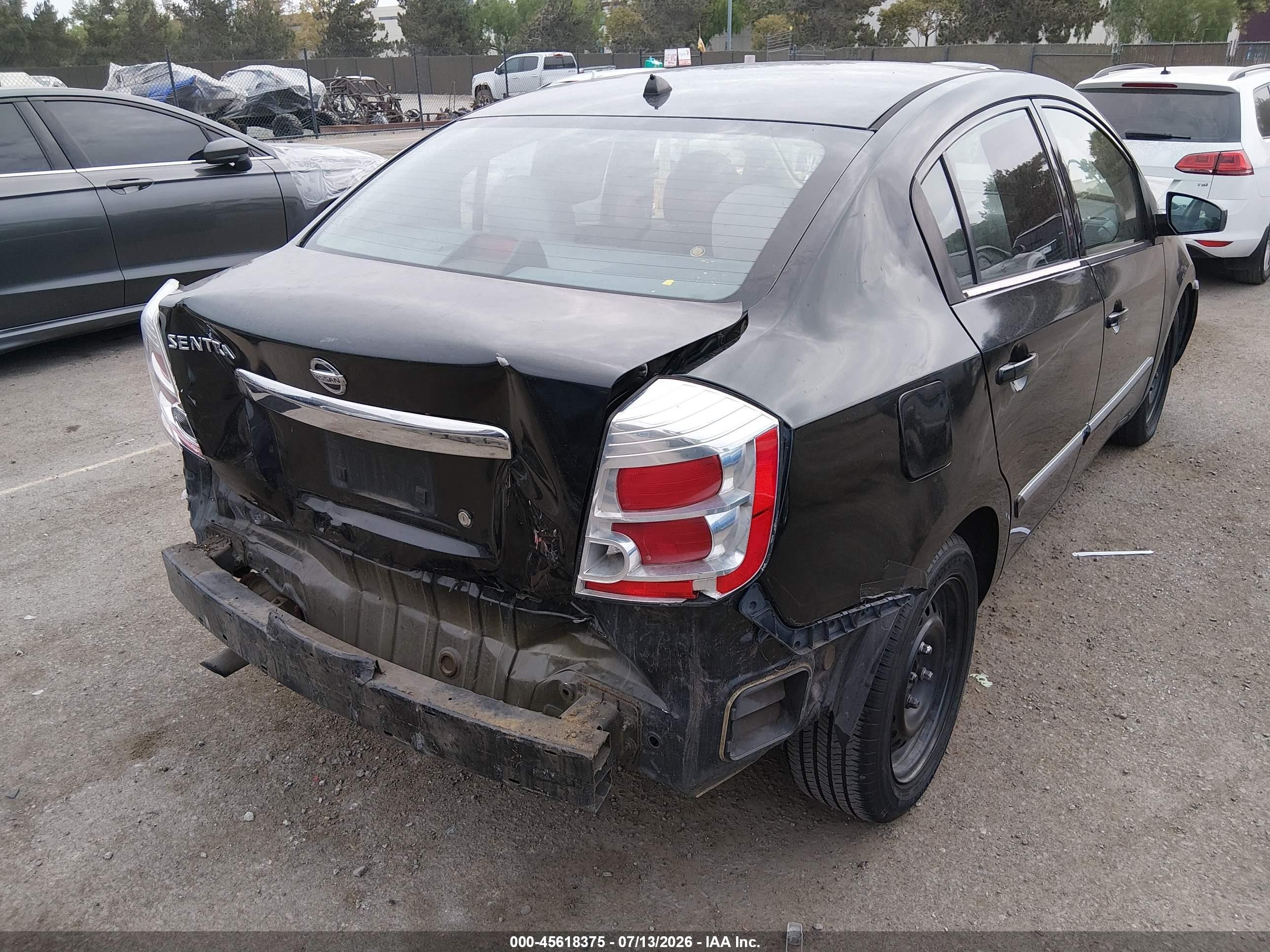 2010 Nissan Sentra 2.0s Black vin: 3N1AB6AP2AL682528