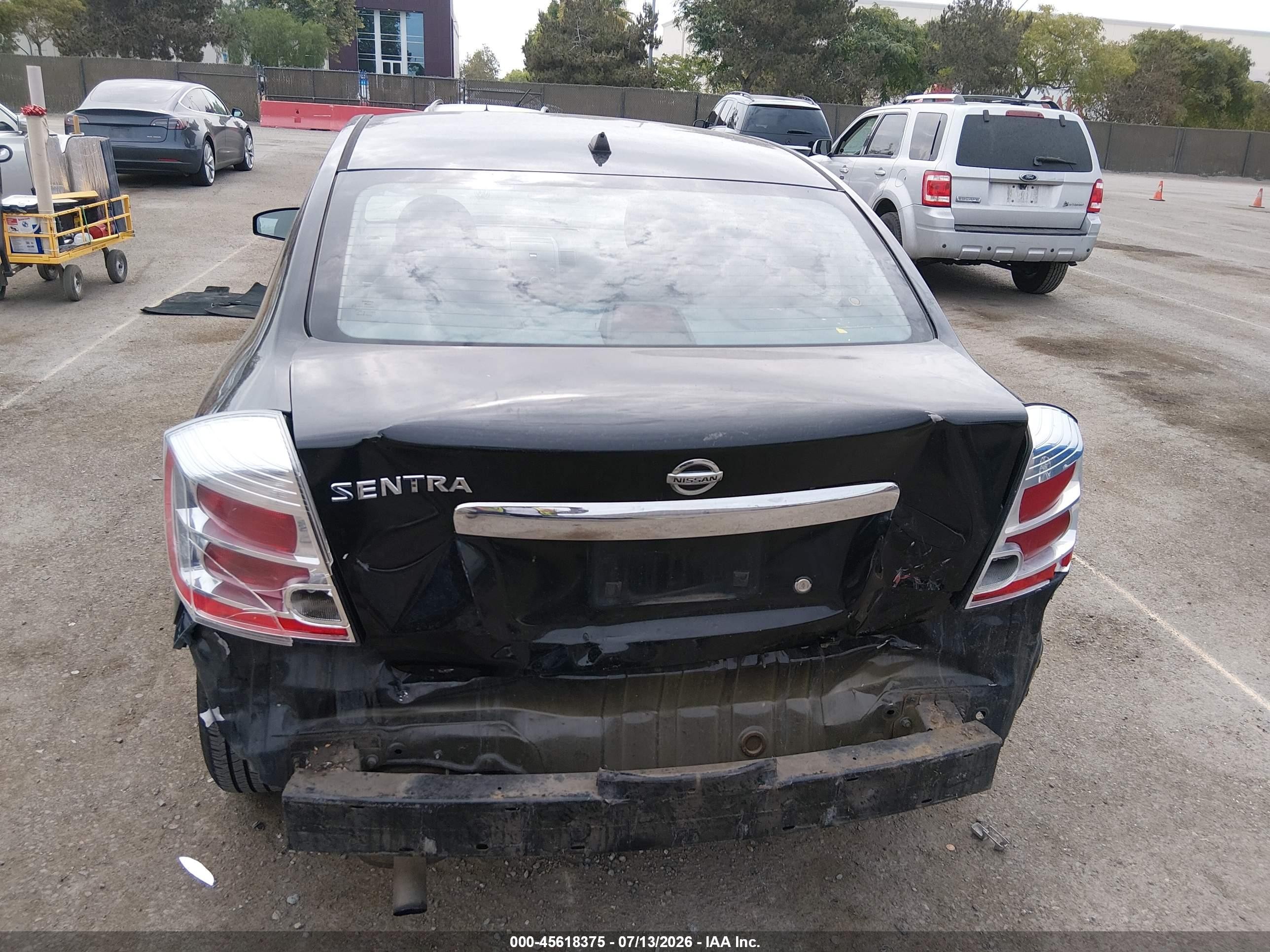 2010 Nissan Sentra 2.0s Black vin: 3N1AB6AP2AL682528
