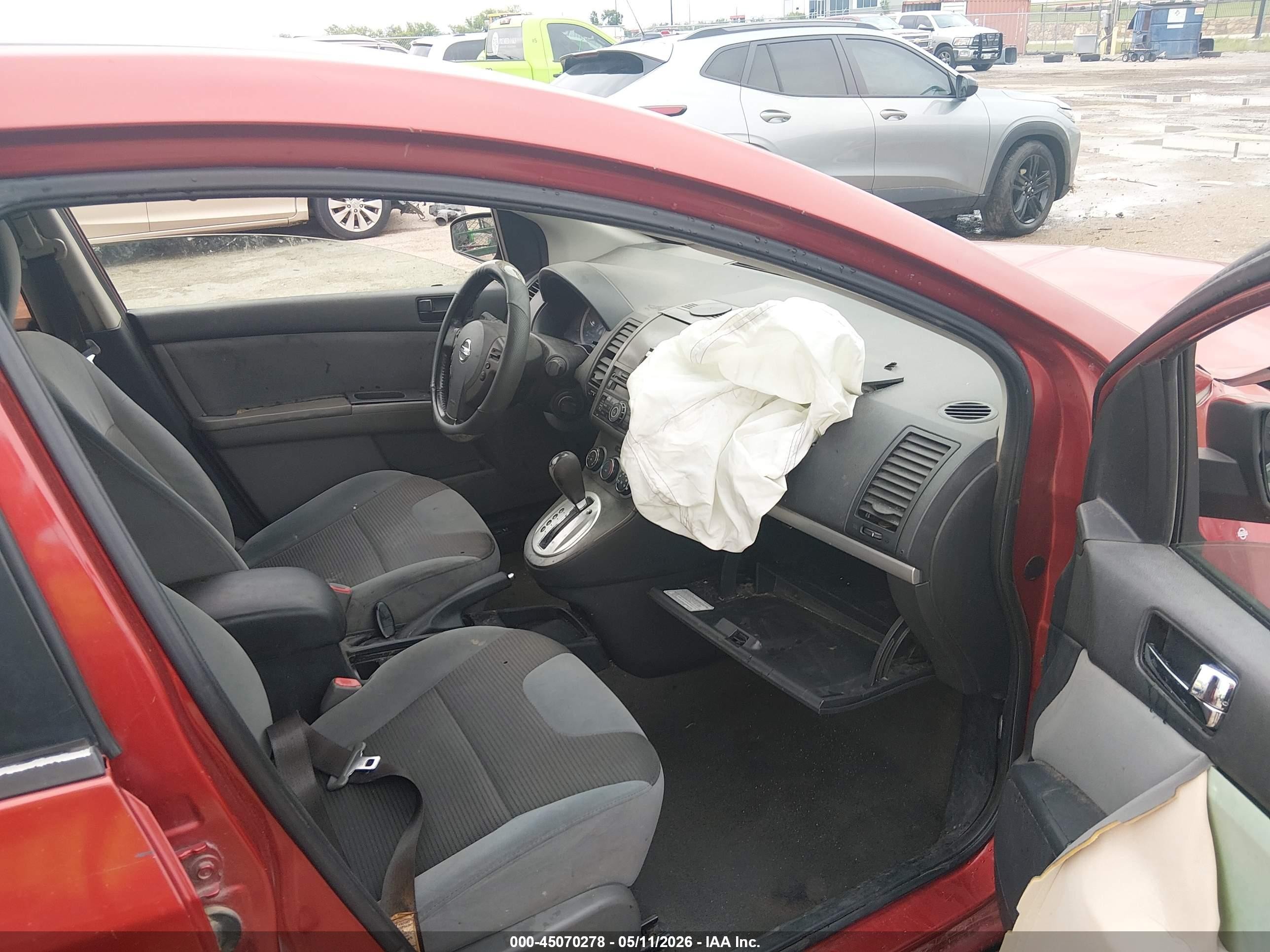 2010 Nissan Sentra 2.0sr Red vin: 3N1AB6AP2AL684988