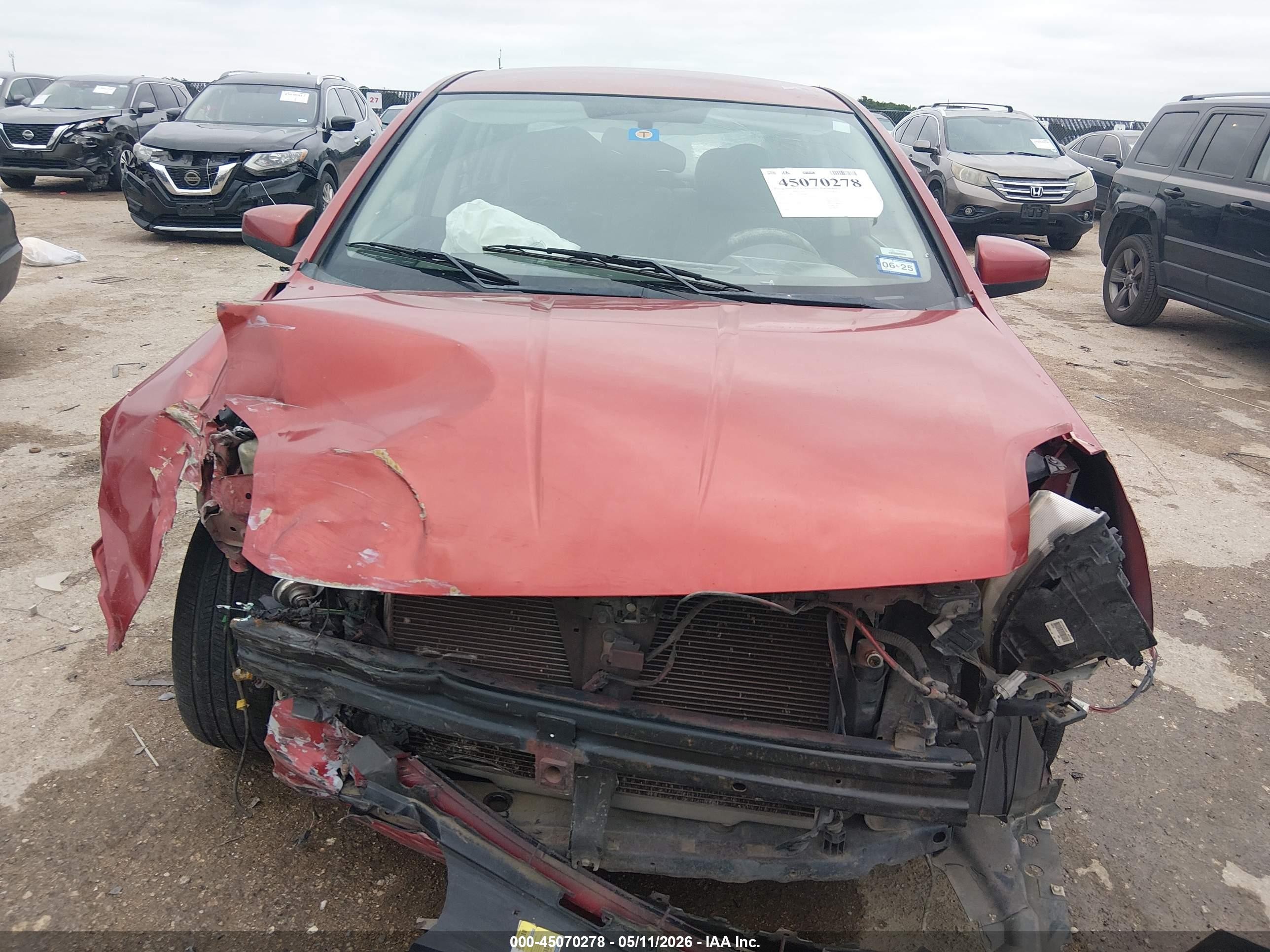 2010 Nissan Sentra 2.0sr Red vin: 3N1AB6AP2AL684988