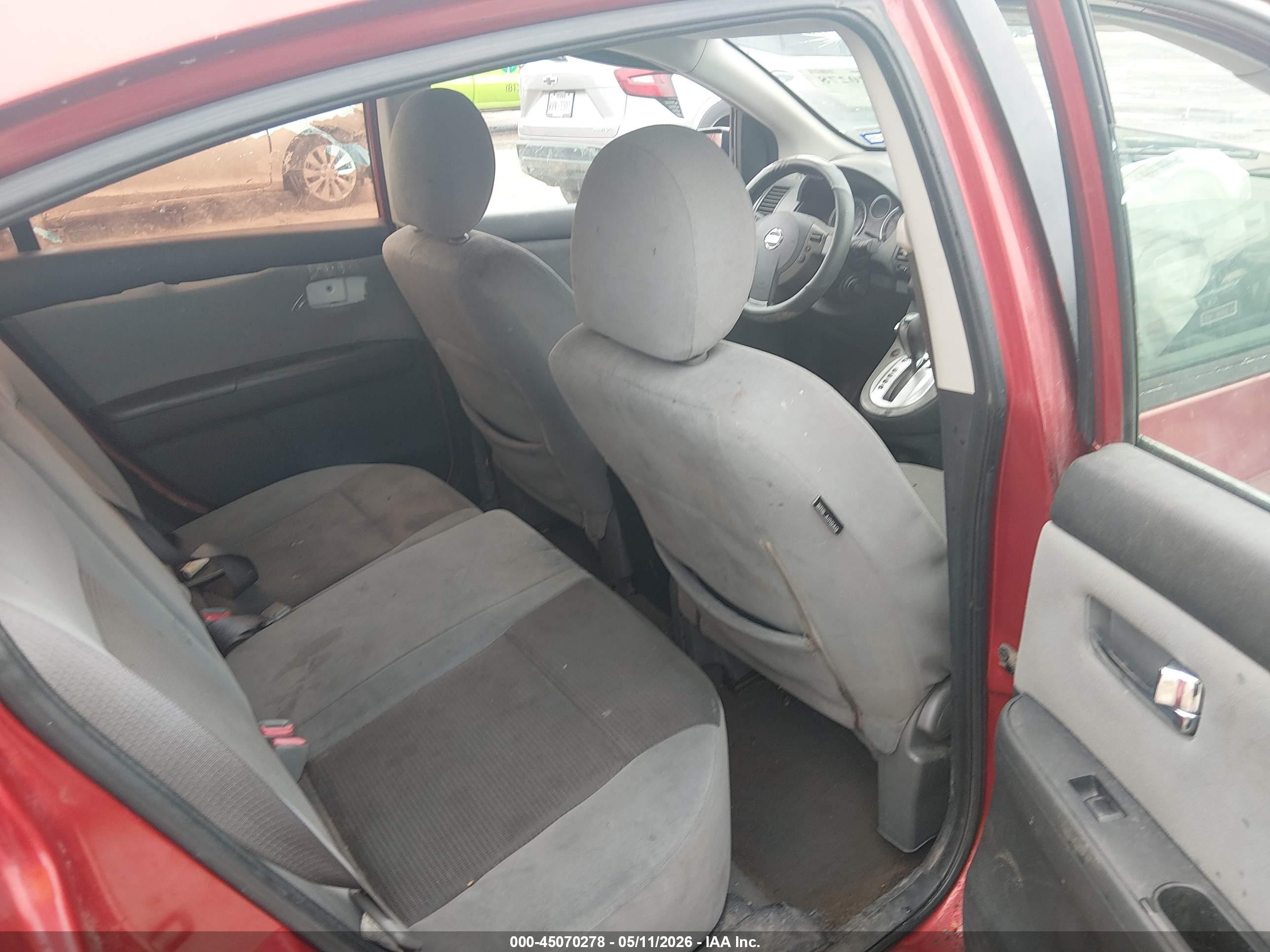 2010 Nissan Sentra 2.0sr Red vin: 3N1AB6AP2AL684988