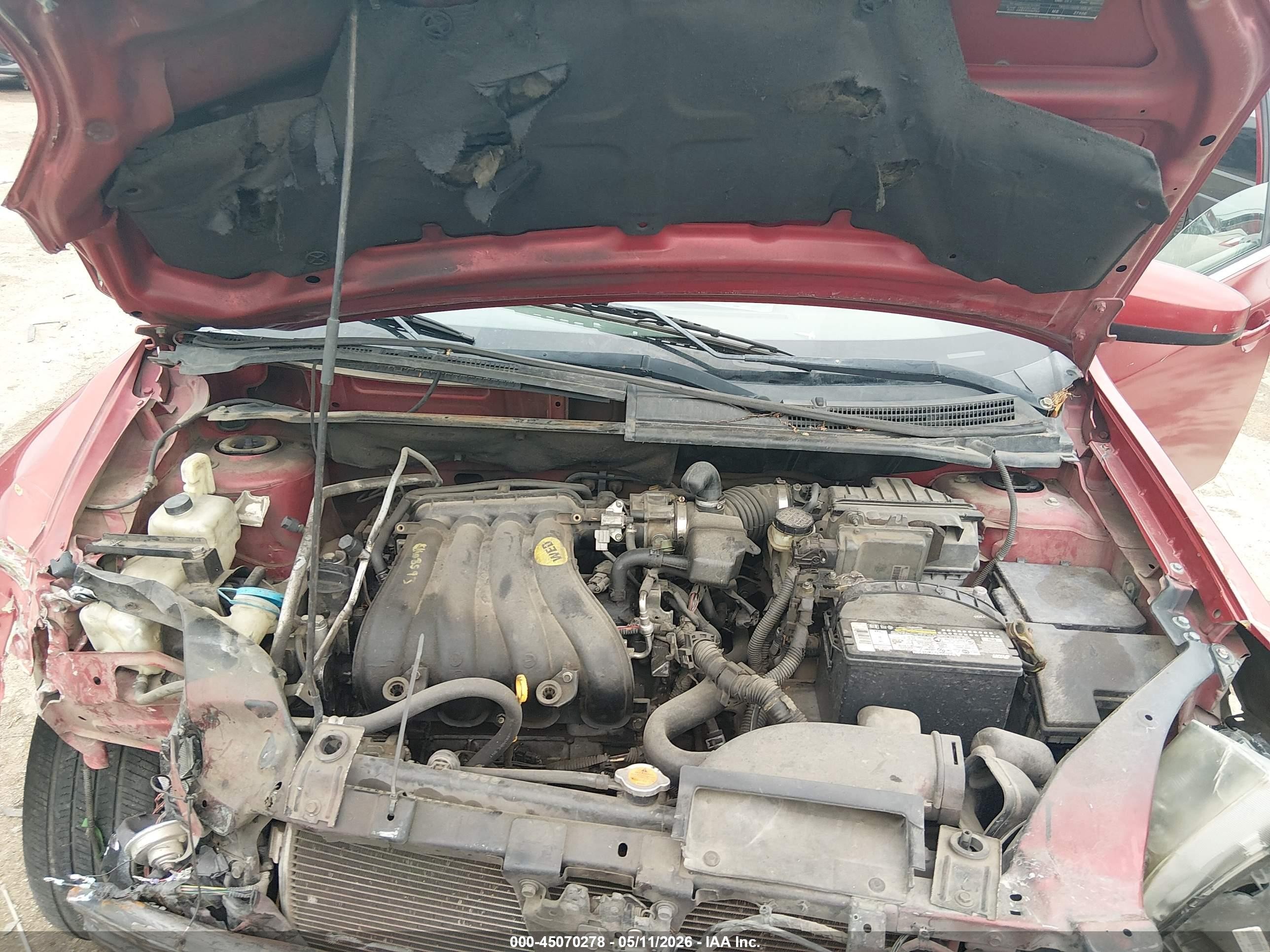 2010 Nissan Sentra 2.0sr Red vin: 3N1AB6AP2AL684988