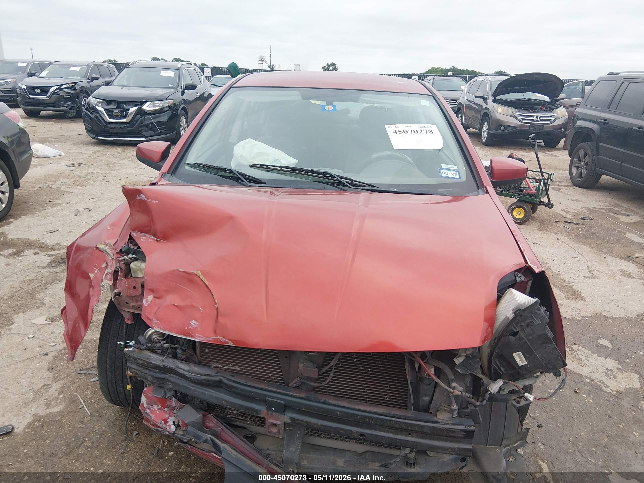 2010 Nissan Sentra 2.0sr Red vin: 3N1AB6AP2AL684988