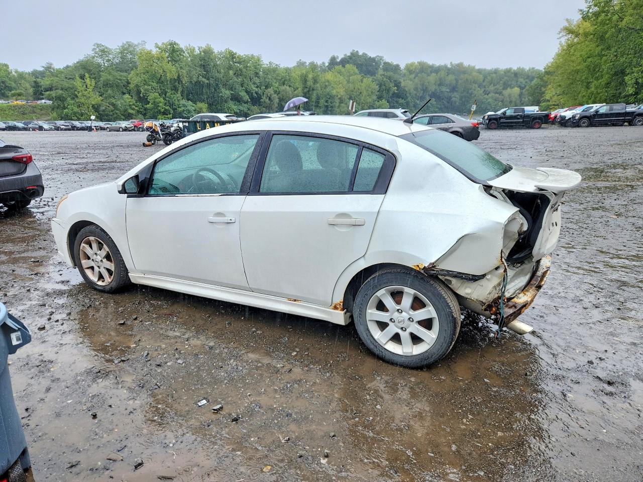 2010 Nissan Sentra 2.0 White vin: 3N1AB6AP2AL701420