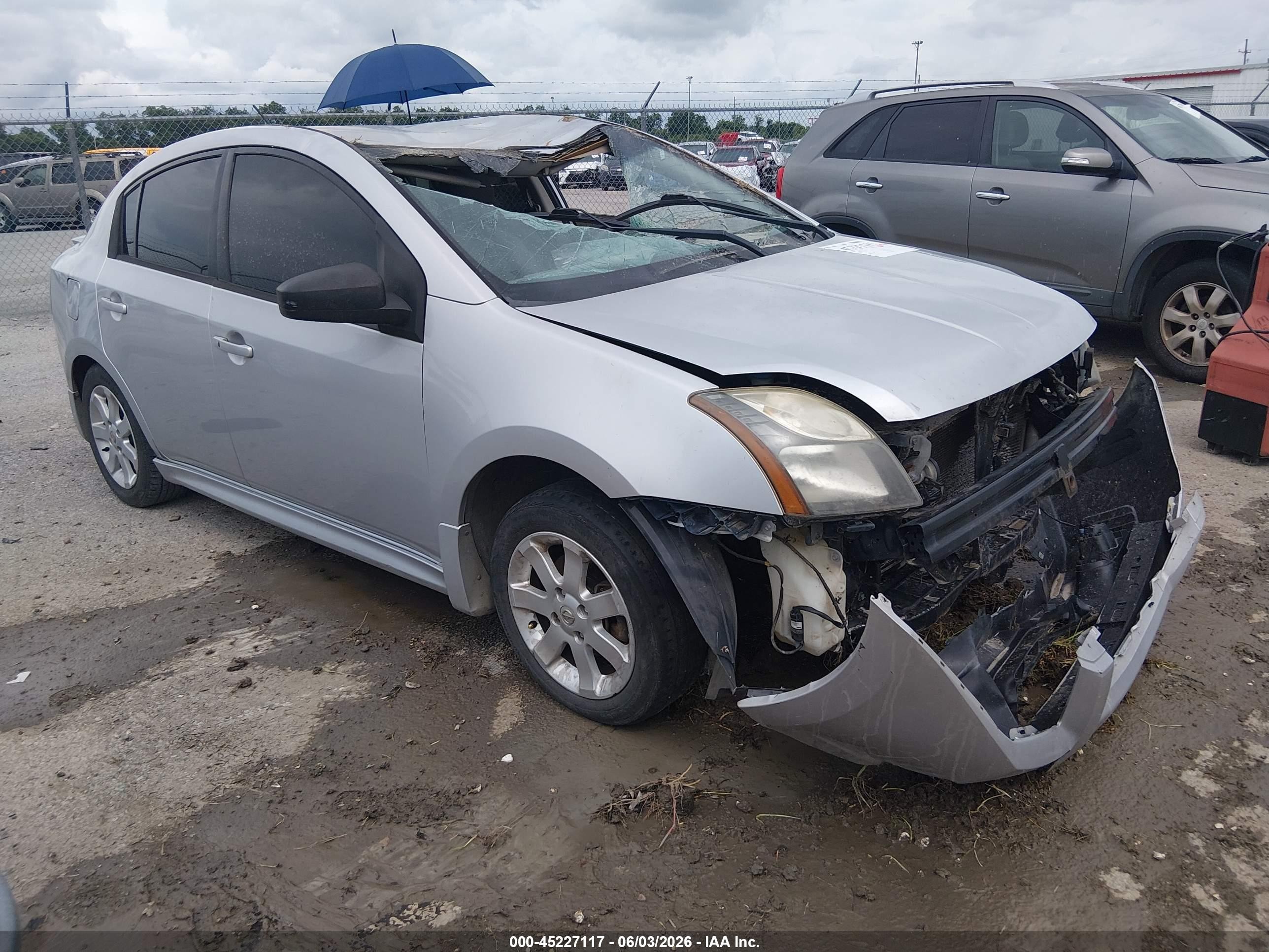 2010 Nissan Sentra 2.0sr Silver vin: 3N1AB6AP2AL703930