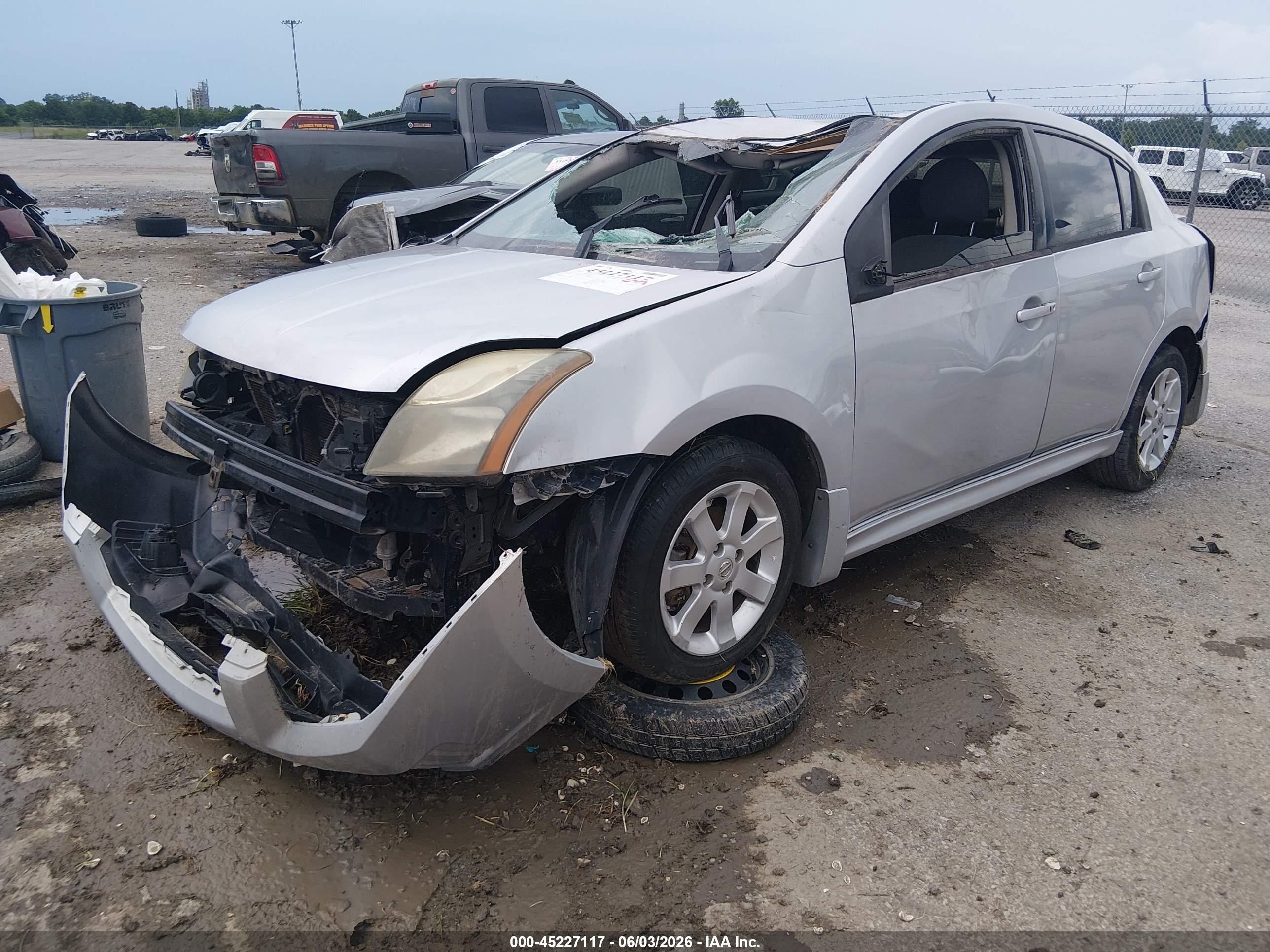 2010 Nissan Sentra 2.0sr Silver vin: 3N1AB6AP2AL703930