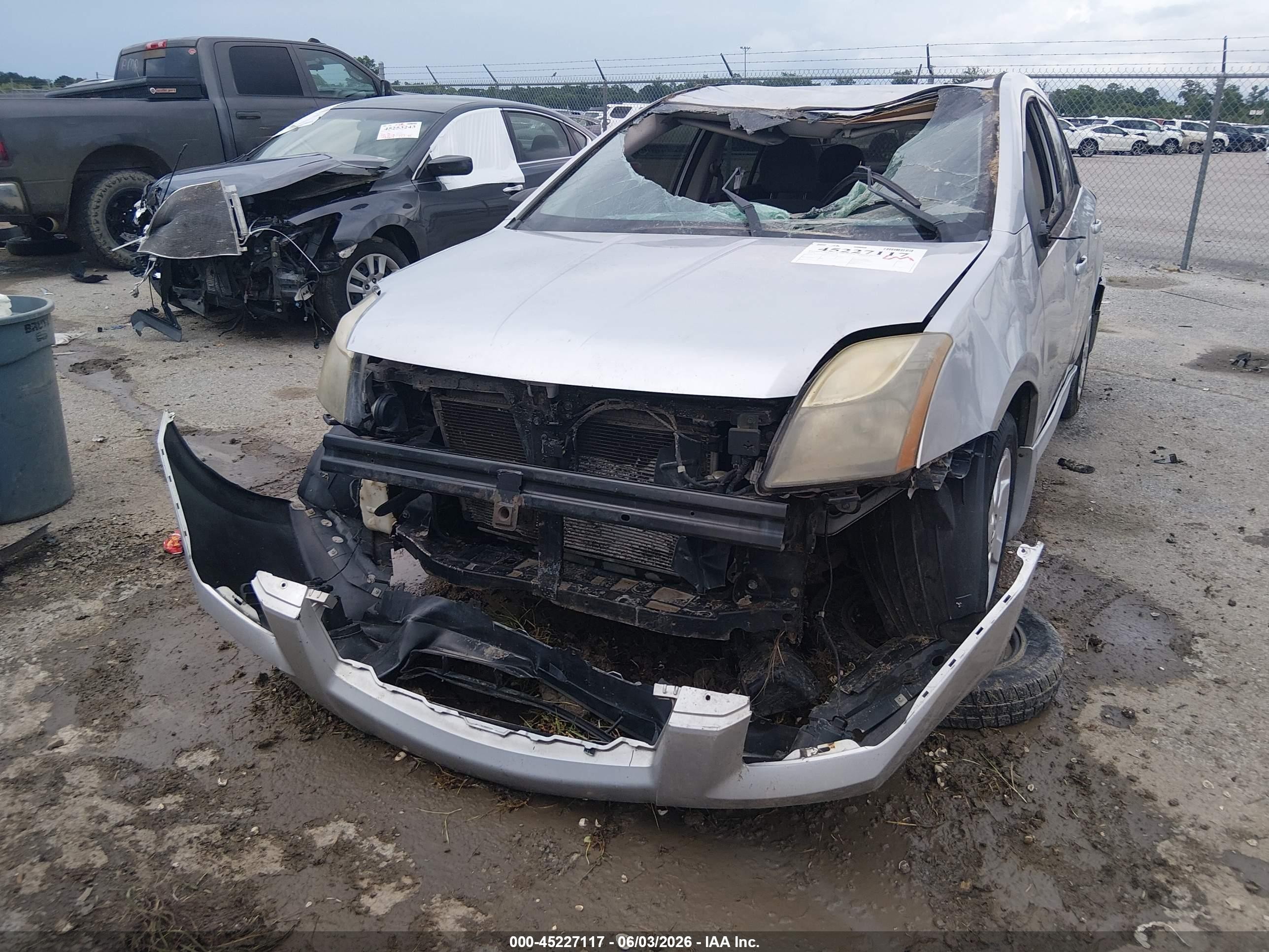 2010 Nissan Sentra 2.0sr Silver vin: 3N1AB6AP2AL703930