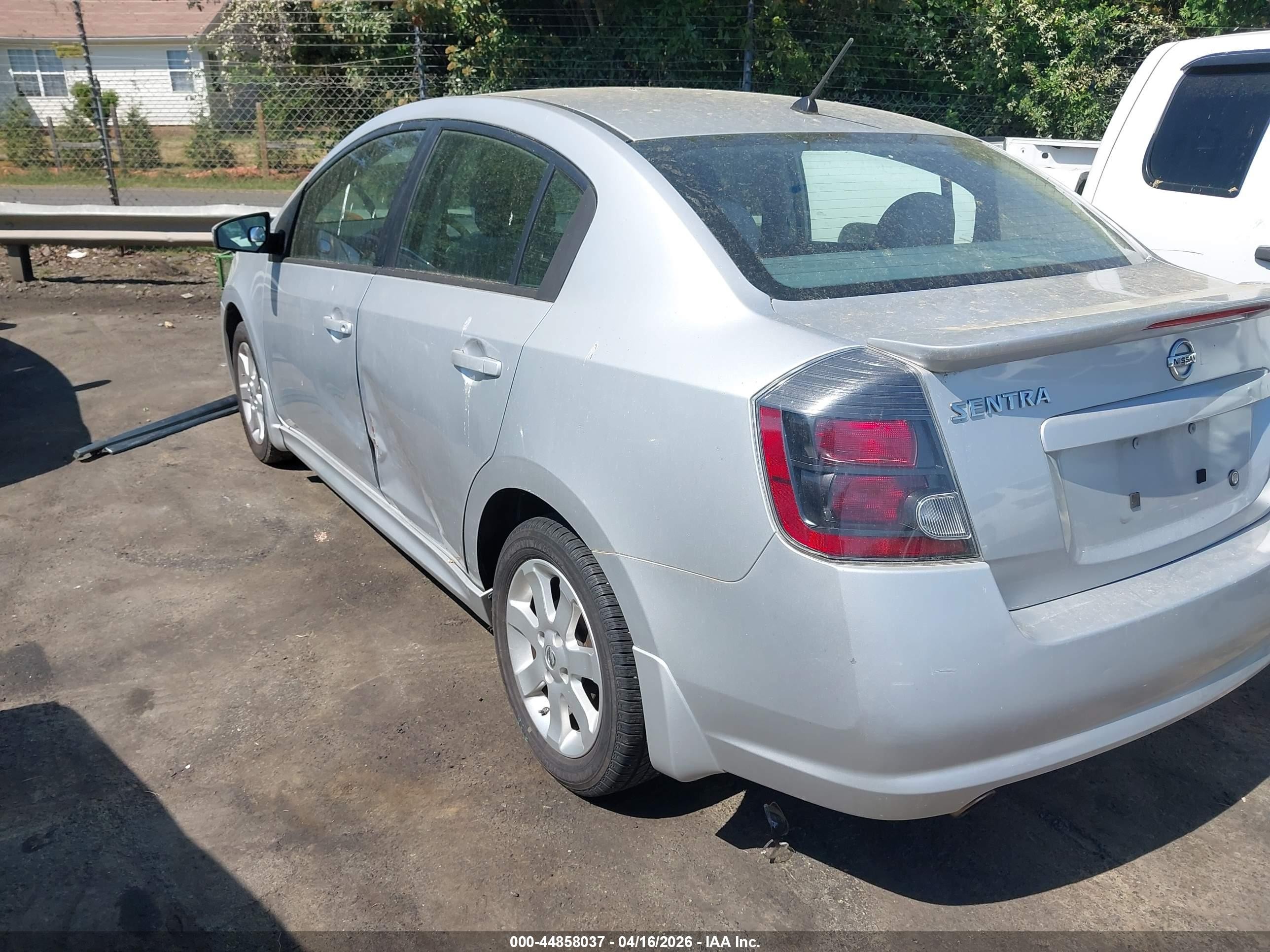 2010 Nissan Sentra 2.0sr Silver vin: 3N1AB6AP2AL711218