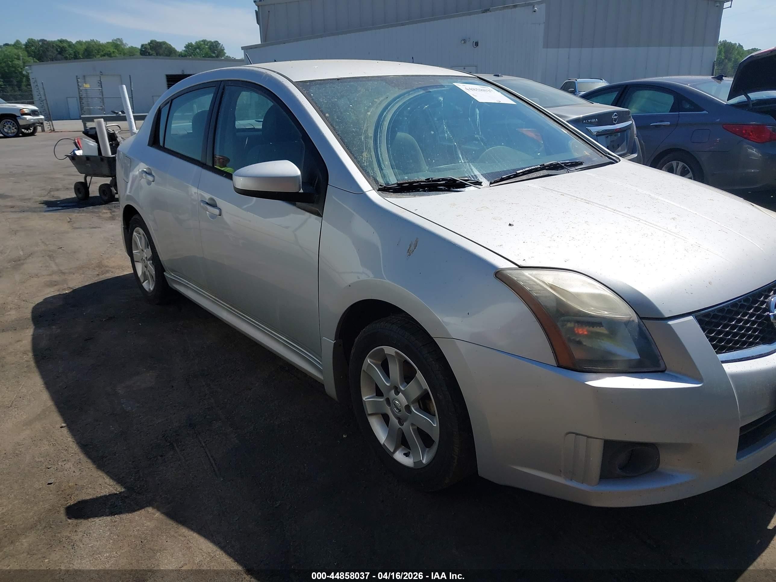 2010 Nissan Sentra 2.0sr Silver vin: 3N1AB6AP2AL711218