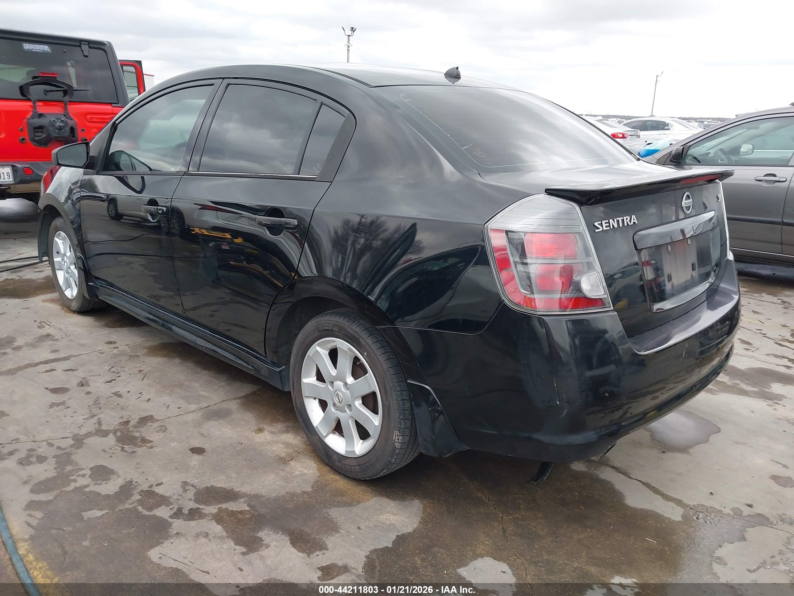 2010 Nissan Sentra 2.0sr Black vin: 3N1AB6AP2AL712269