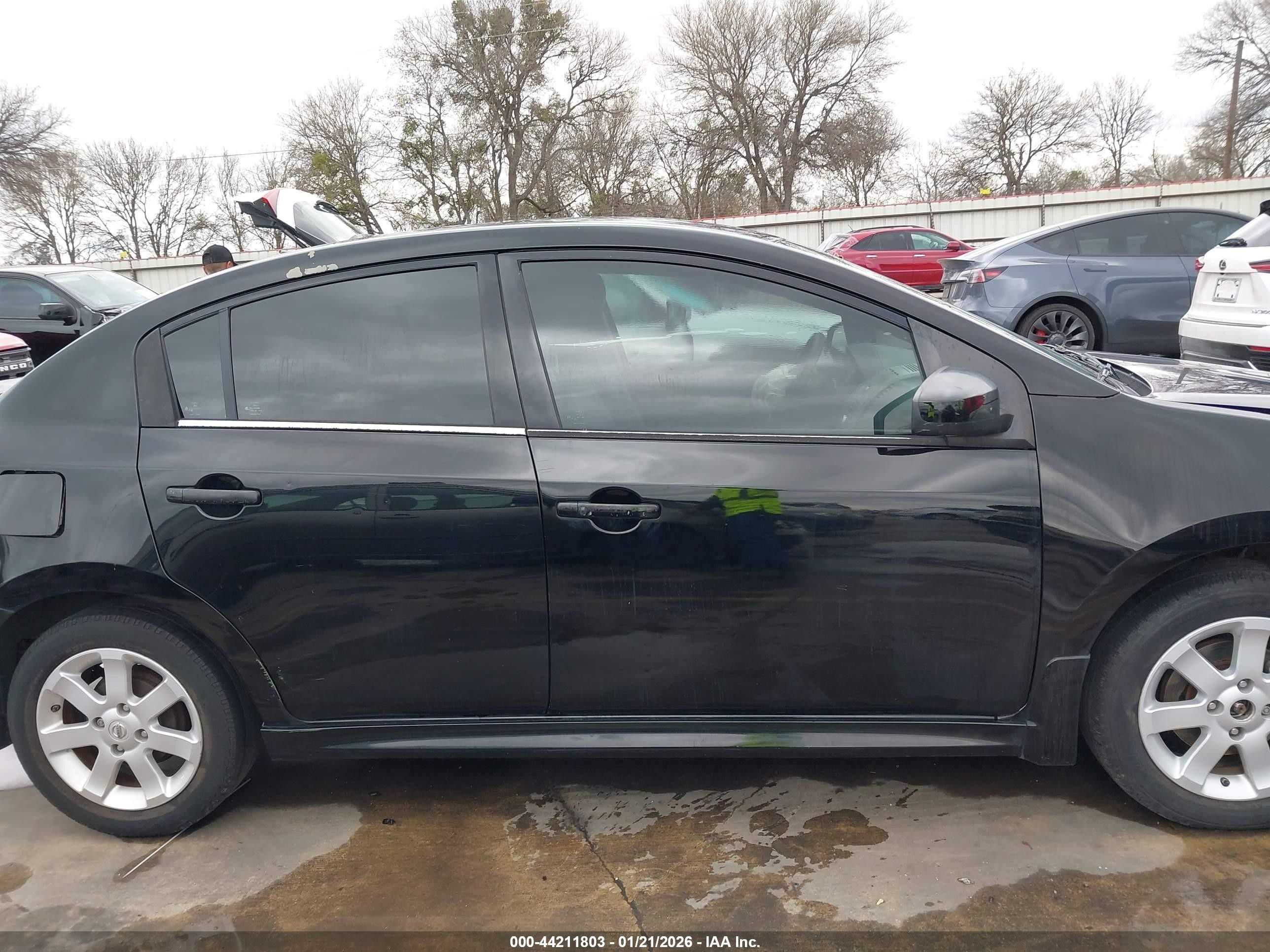 2010 Nissan Sentra 2.0sr Black vin: 3N1AB6AP2AL712269