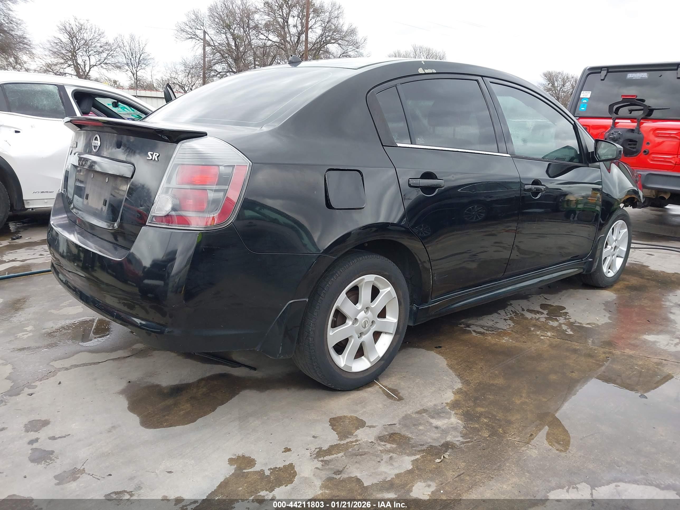 2010 Nissan Sentra 2.0sr Black vin: 3N1AB6AP2AL712269