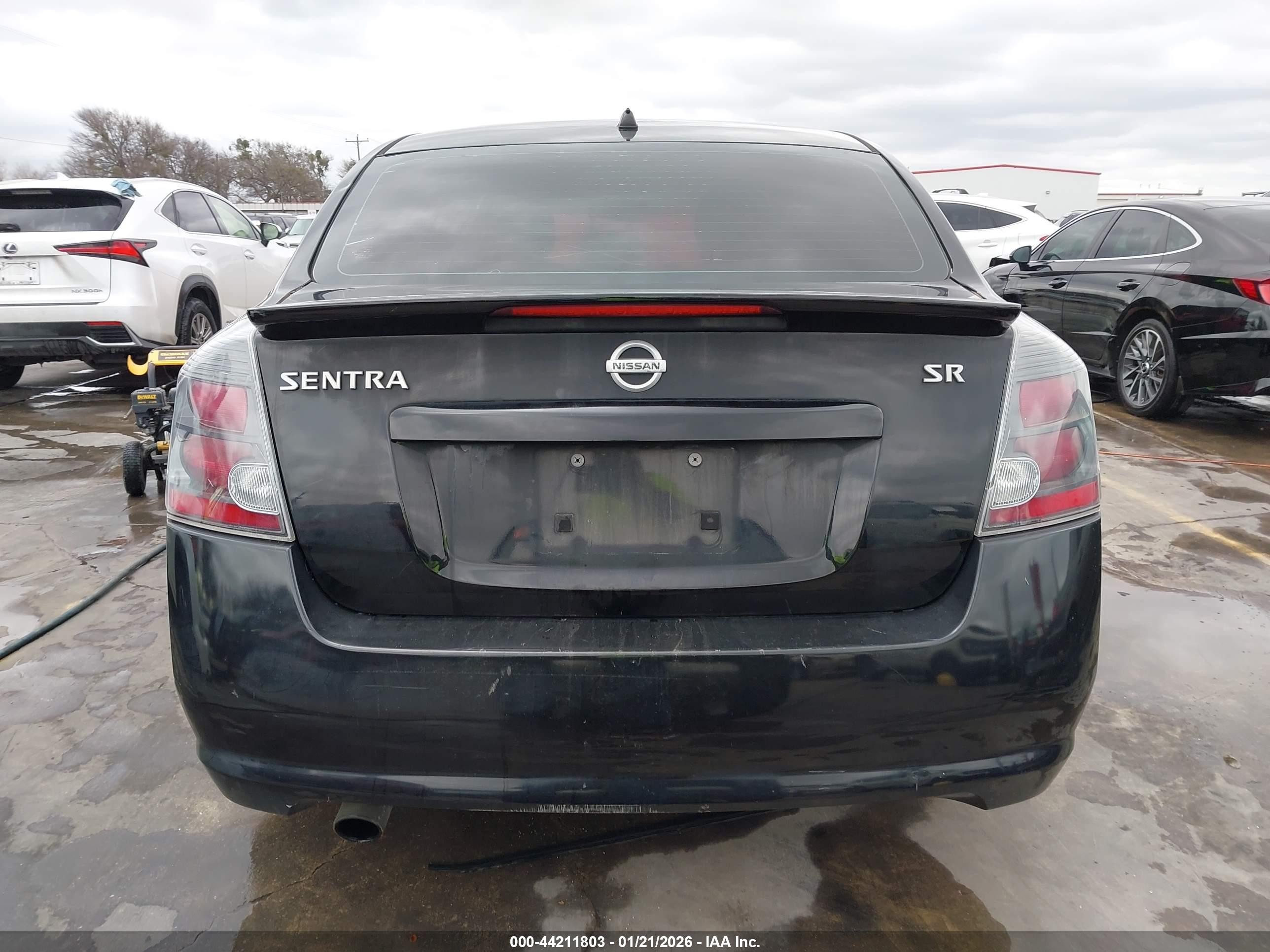 2010 Nissan Sentra 2.0sr Black vin: 3N1AB6AP2AL712269
