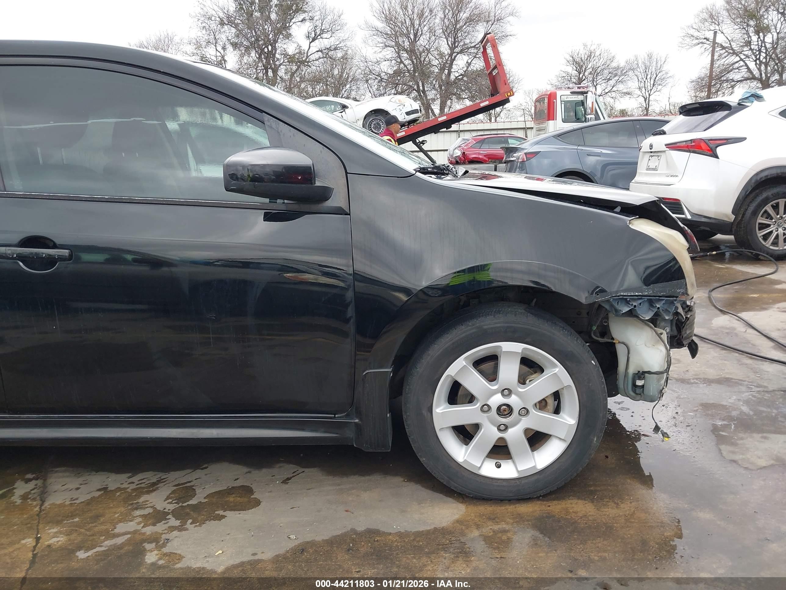 2010 Nissan Sentra 2.0sr Black vin: 3N1AB6AP2AL712269