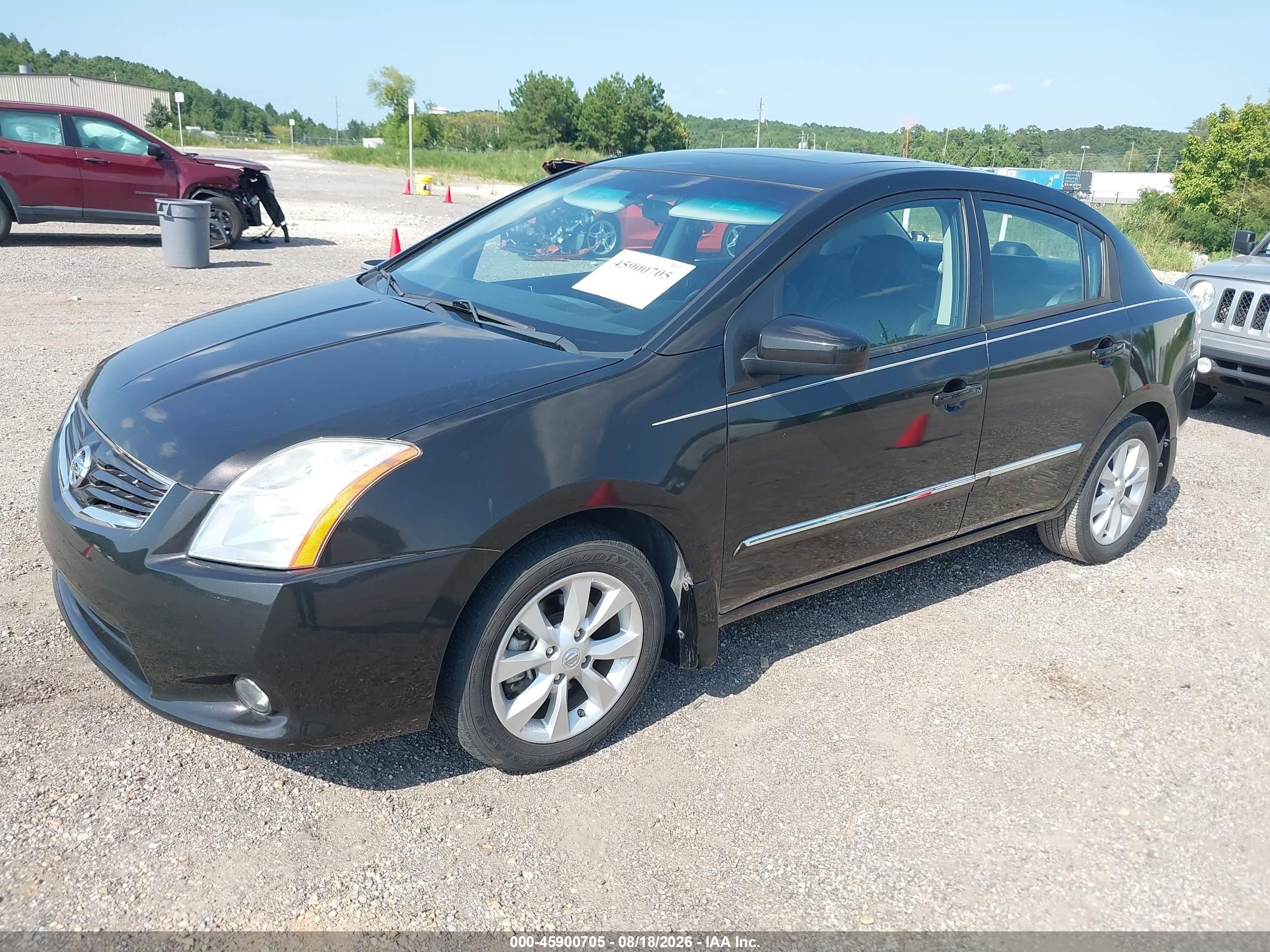 2010 Nissan Sentra 2.0sl Черный vin: 3N1AB6AP2AL712952