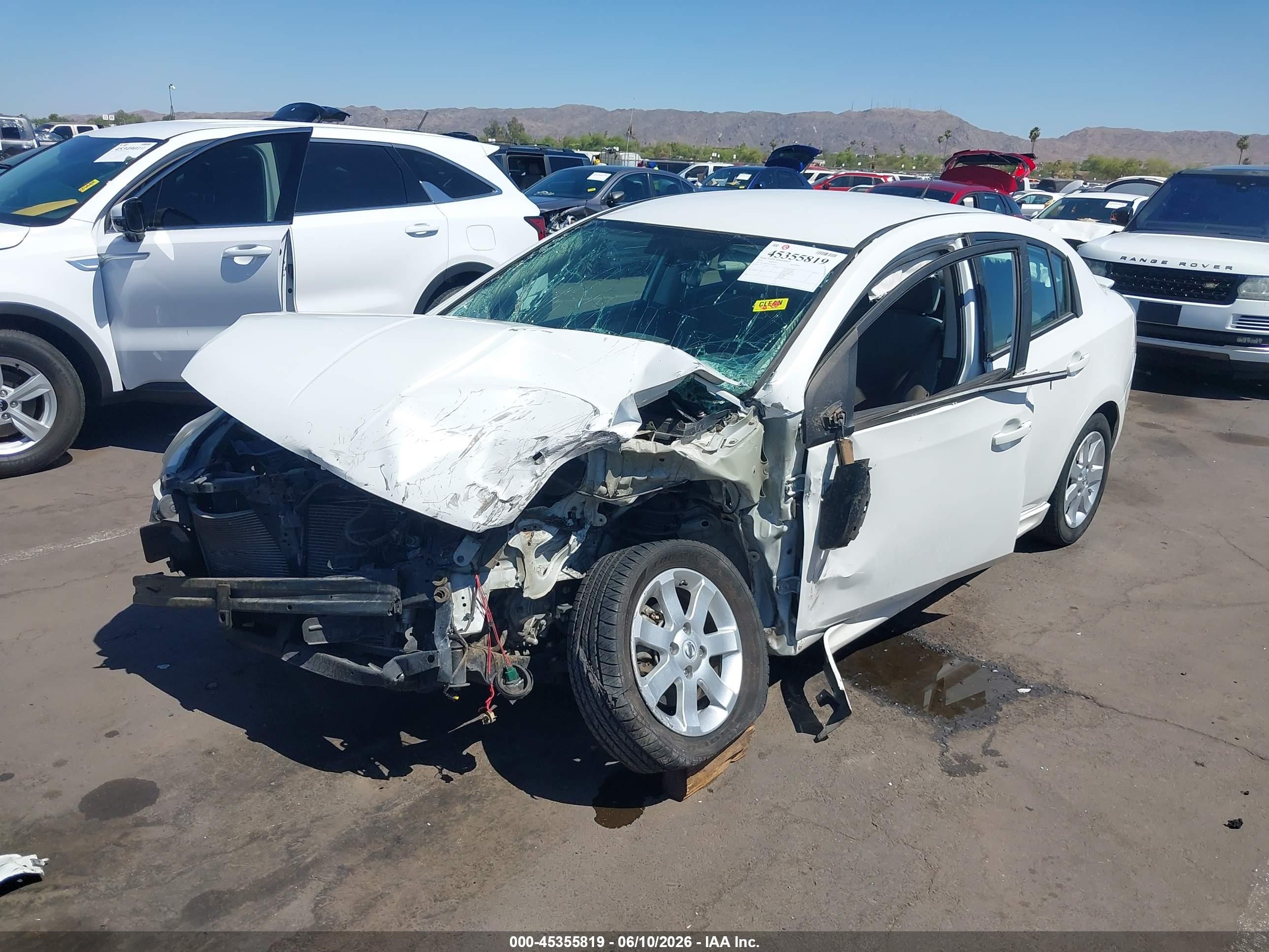 2010 Nissan Sentra 2.0sr White vin: 3N1AB6AP2AL714278