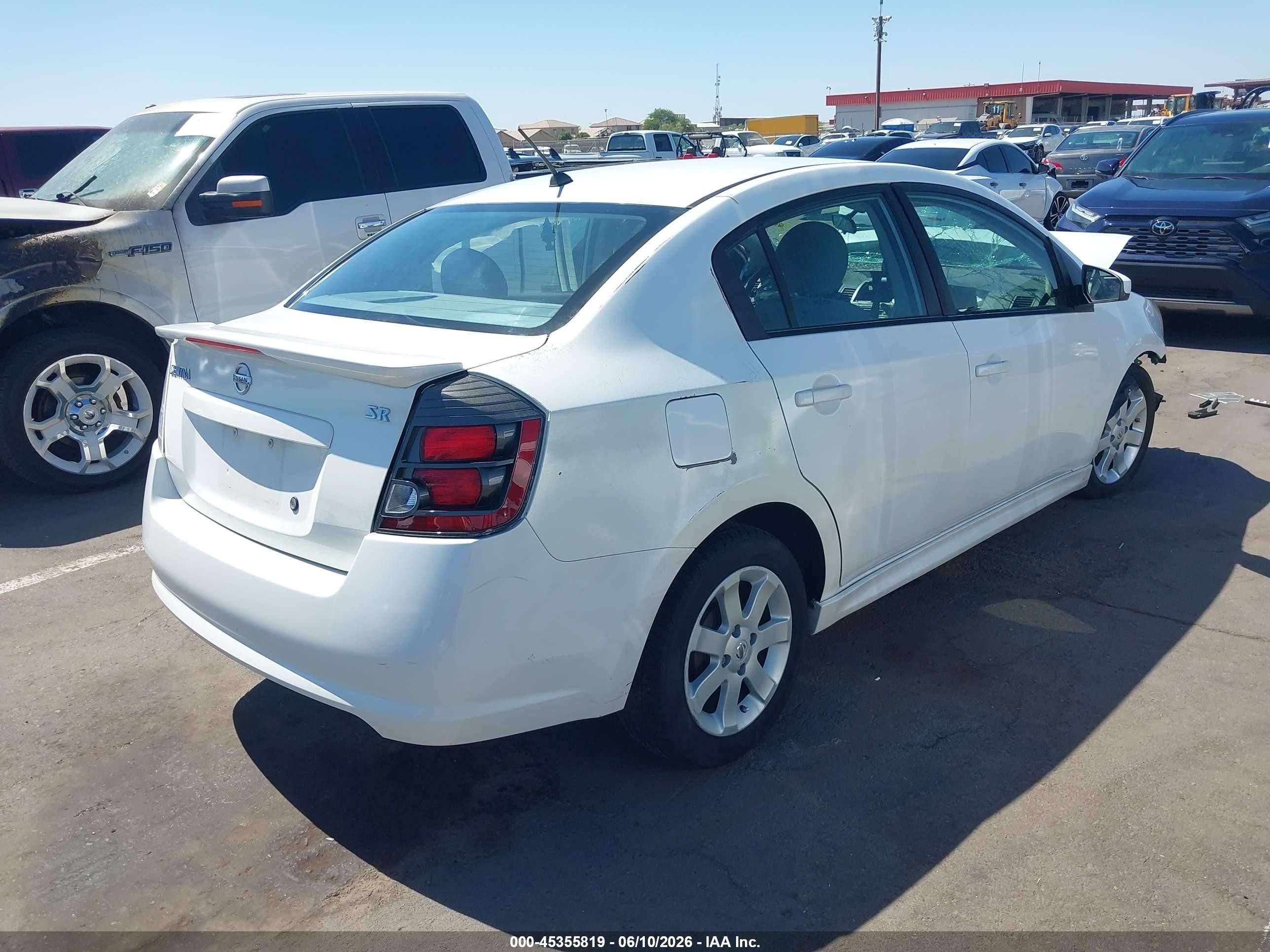 2010 Nissan Sentra 2.0sr White vin: 3N1AB6AP2AL714278