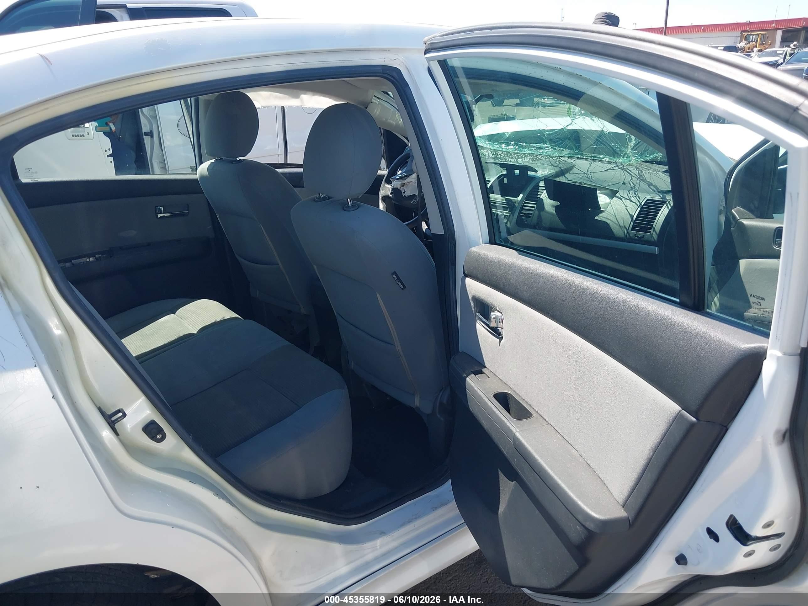 2010 Nissan Sentra 2.0sr White vin: 3N1AB6AP2AL714278