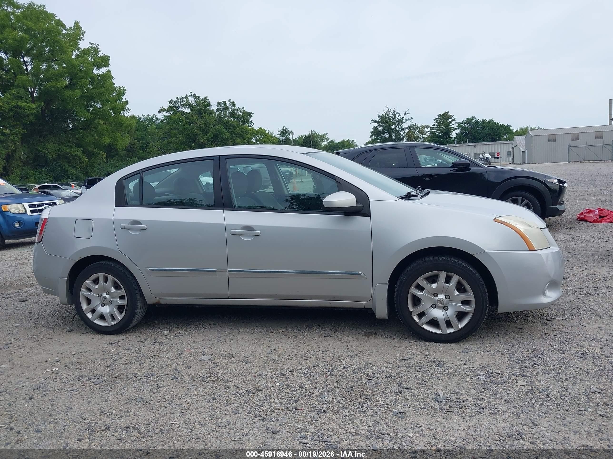 2010 Nissan Sentra 2.0s Silver vin: 3N1AB6AP2AL715642