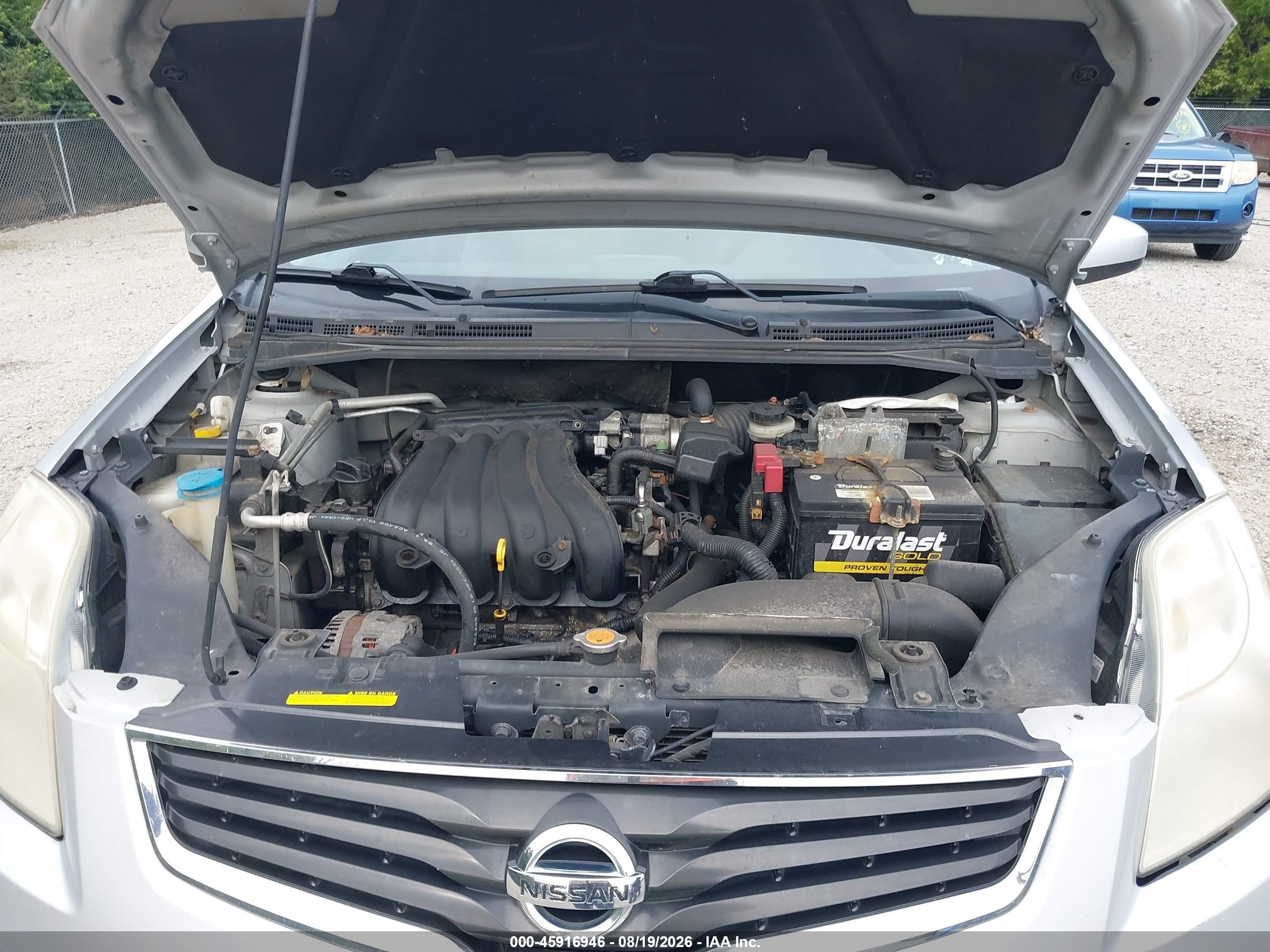 2010 Nissan Sentra 2.0s Silver vin: 3N1AB6AP2AL715642