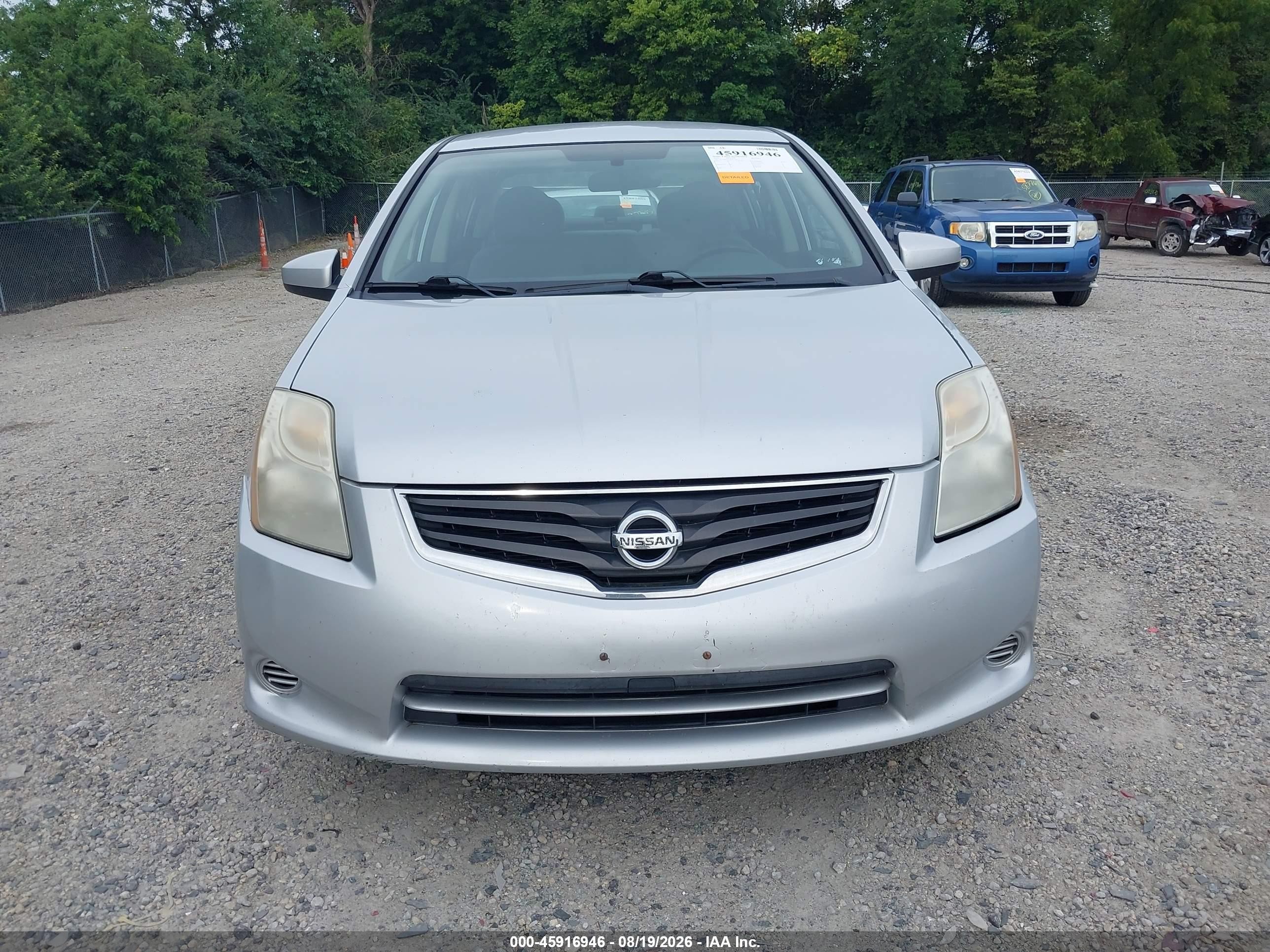 2010 Nissan Sentra 2.0s Silver vin: 3N1AB6AP2AL715642