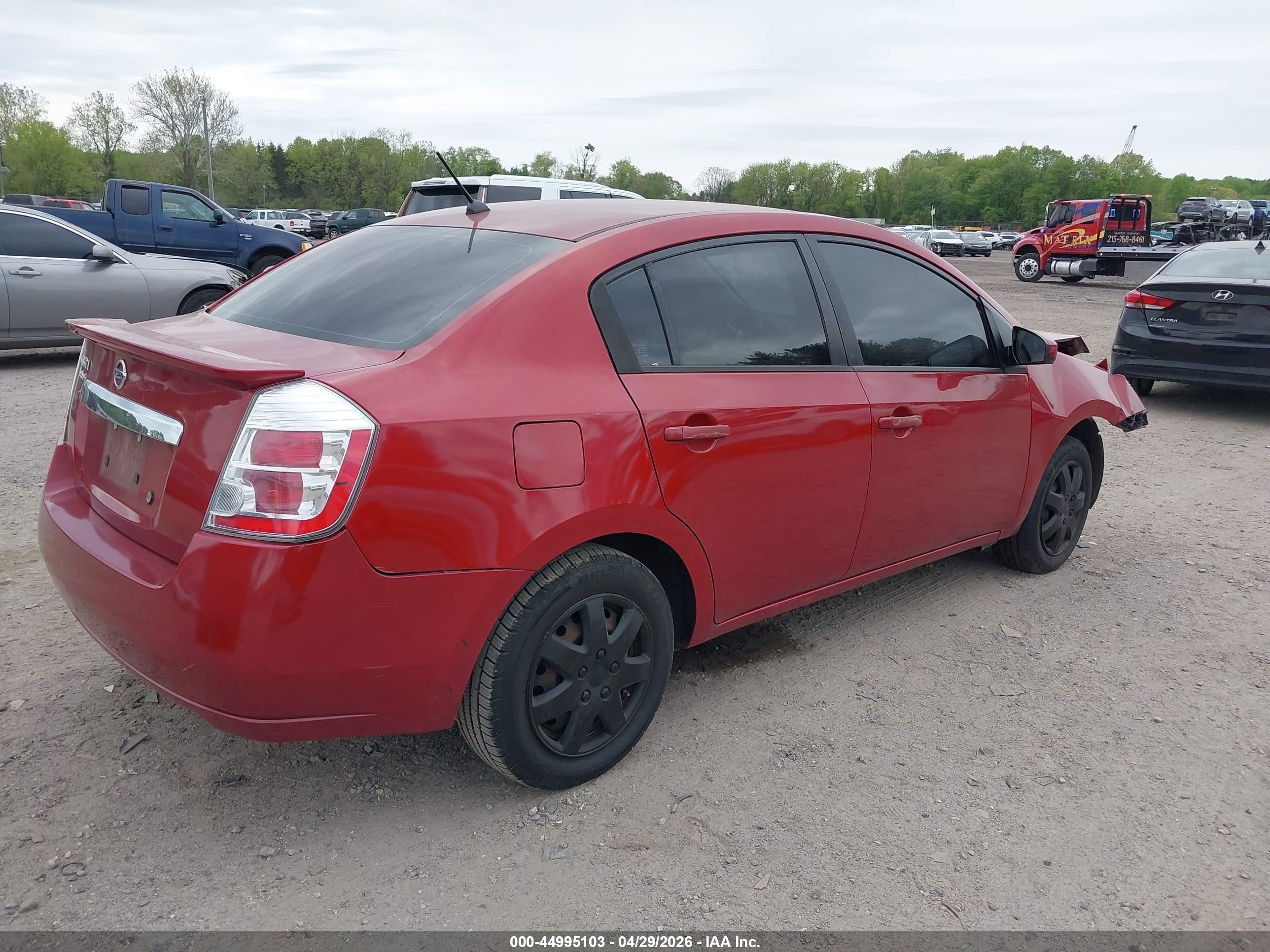2011 Nissan Sentra 2.0 Red vin: 3N1AB6AP2BL606647