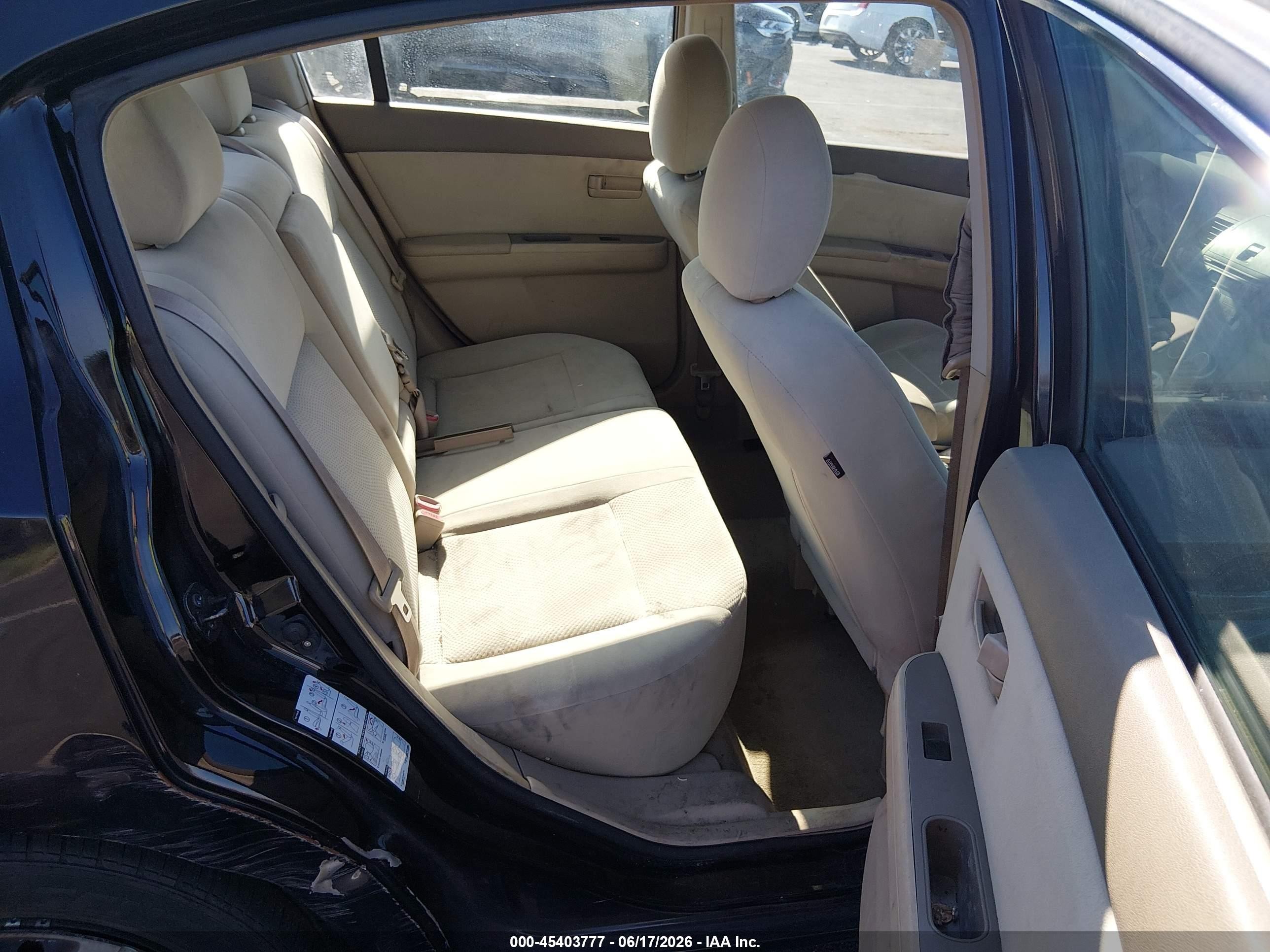 2011 Nissan Sentra 2.0 Черный vin: 3N1AB6AP2BL622640