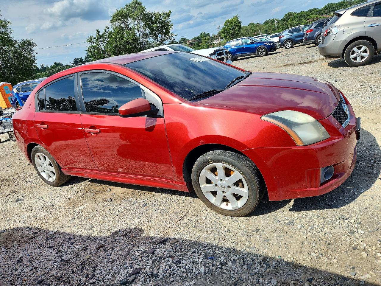 2011 Nissan Sentra 2.0 Red vin: 3N1AB6AP2BL651992