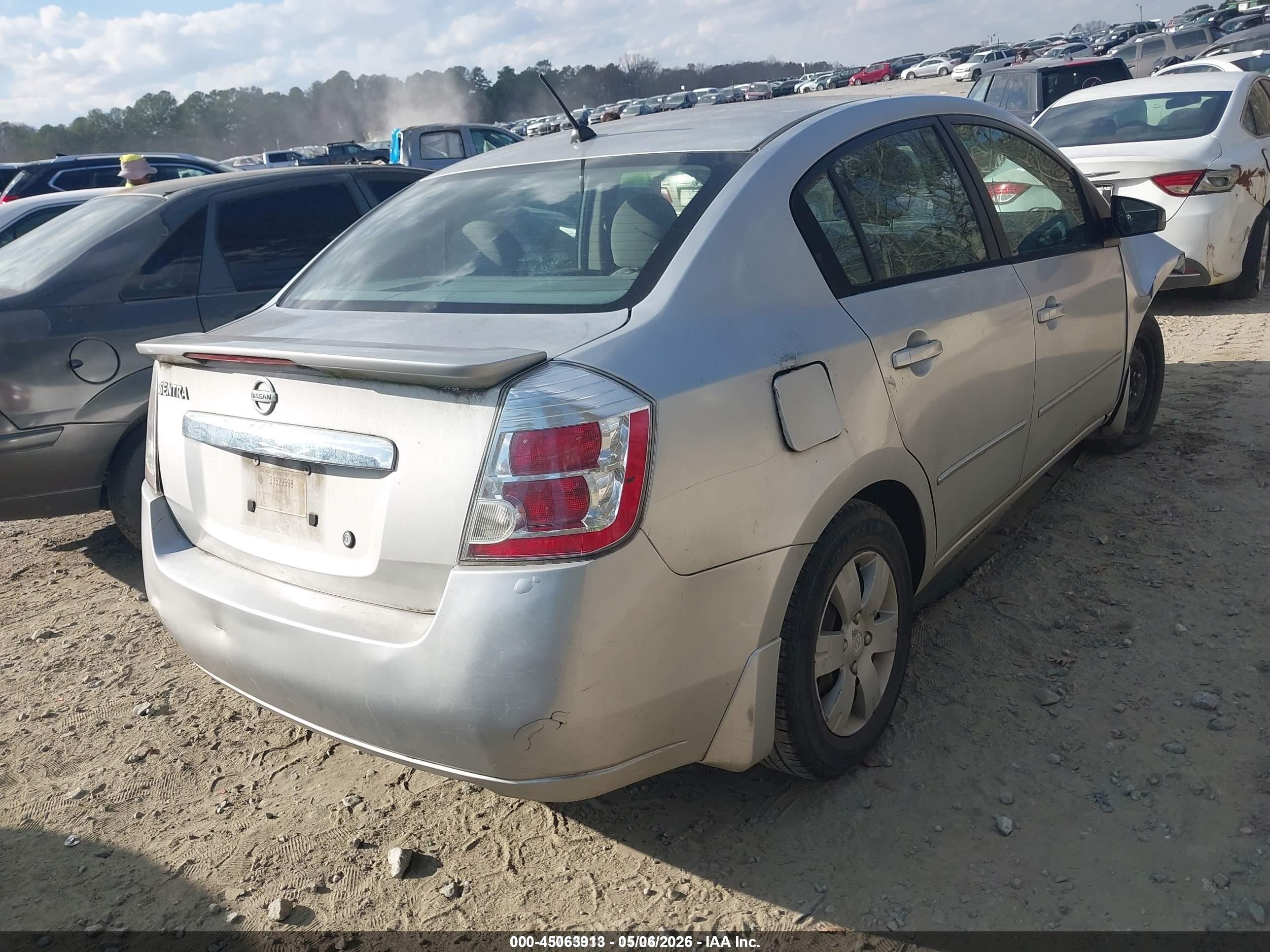 2011 Nissan Sentra 2.0 Silver vin: 3N1AB6AP2BL653189