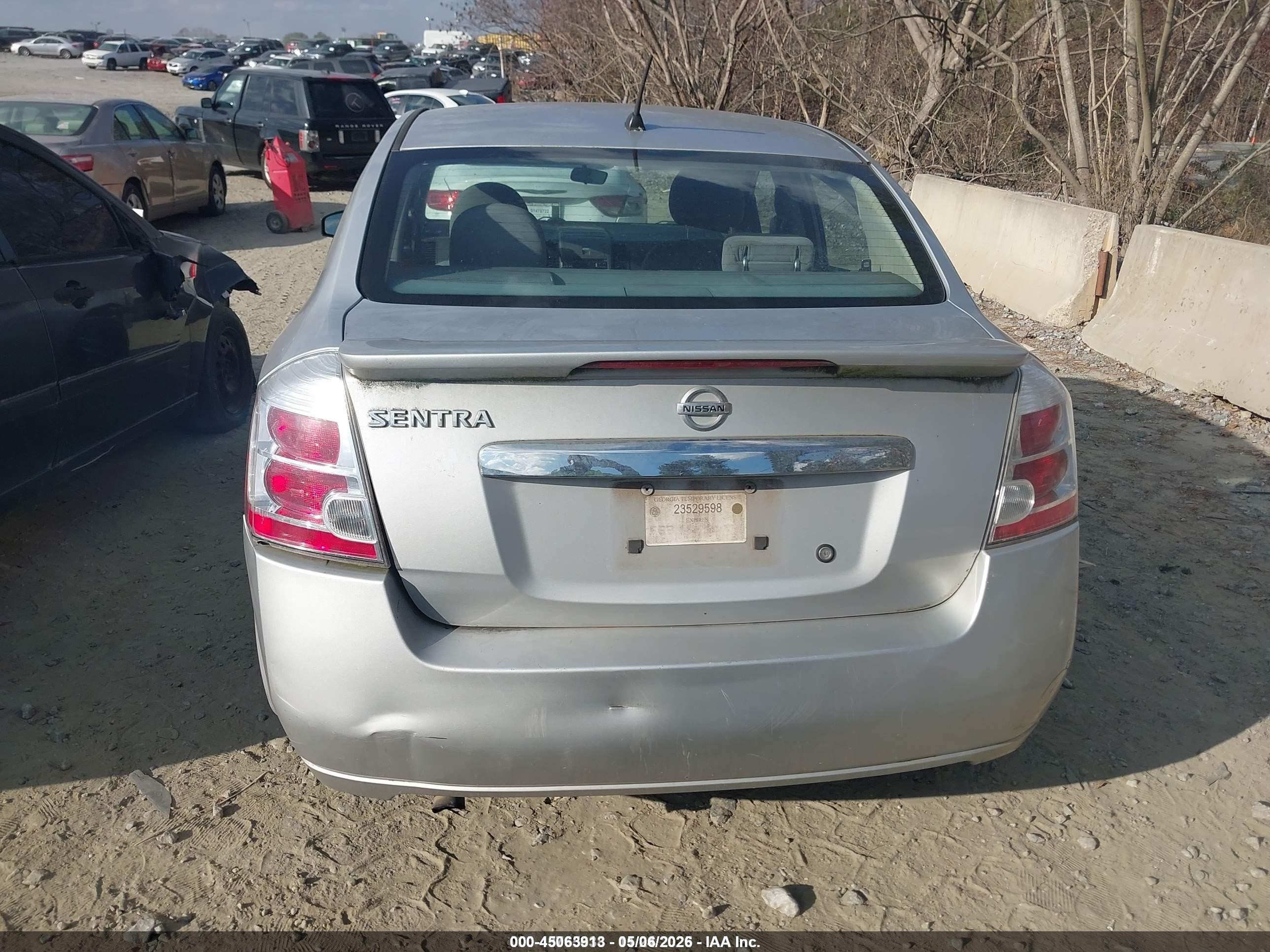 2011 Nissan Sentra 2.0 Silver vin: 3N1AB6AP2BL653189
