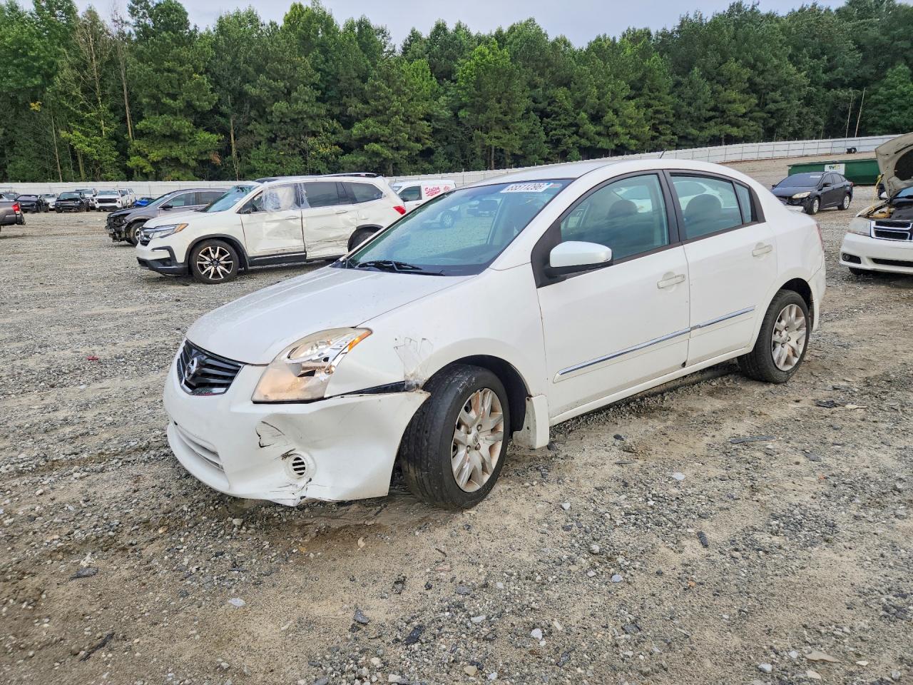 2011 Nissan Sentra 2.0 White vin: 3N1AB6AP2BL656223