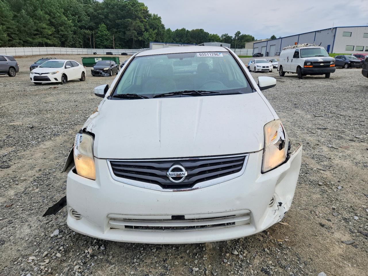 2011 Nissan Sentra 2.0 Белый vin: 3N1AB6AP2BL656223